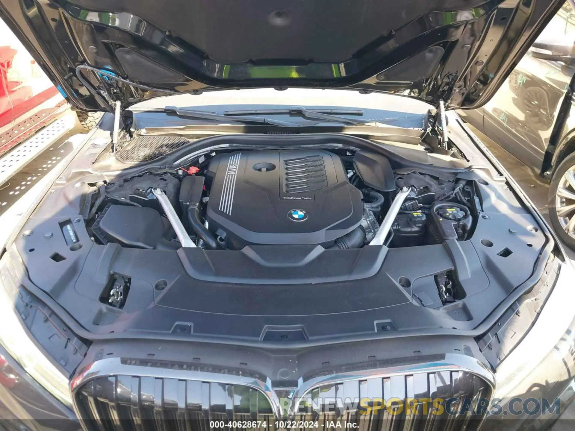 10 fotografías del automóvil dañado WBA7T2C08NCJ48283 BMW 740 2022