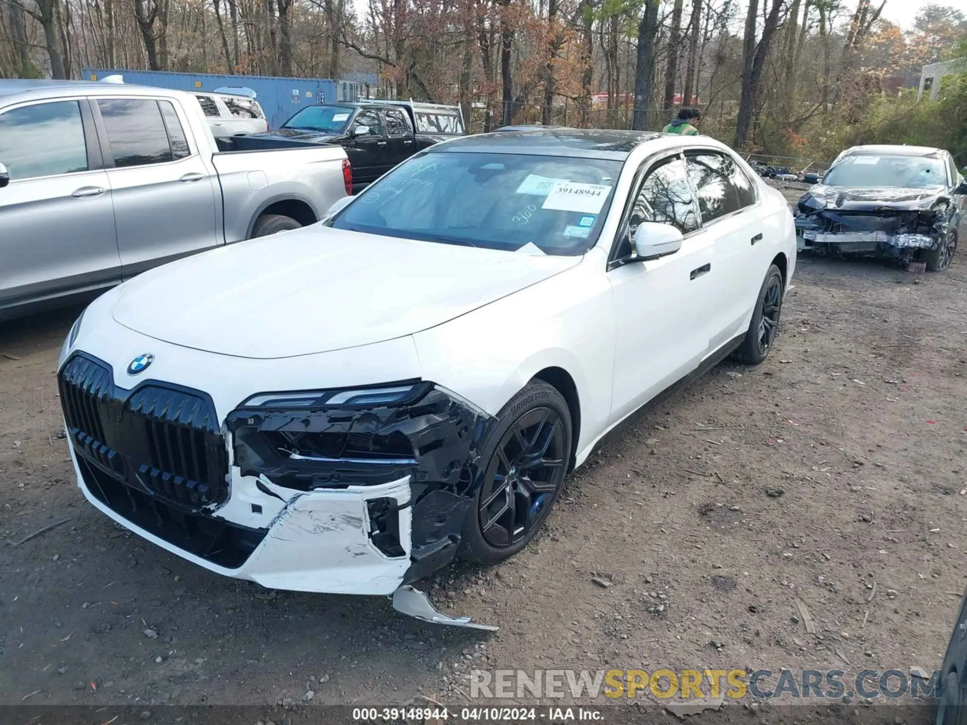2 fotografías del automóvil dañado WBA23EH01PCL92686 BMW 740 2023