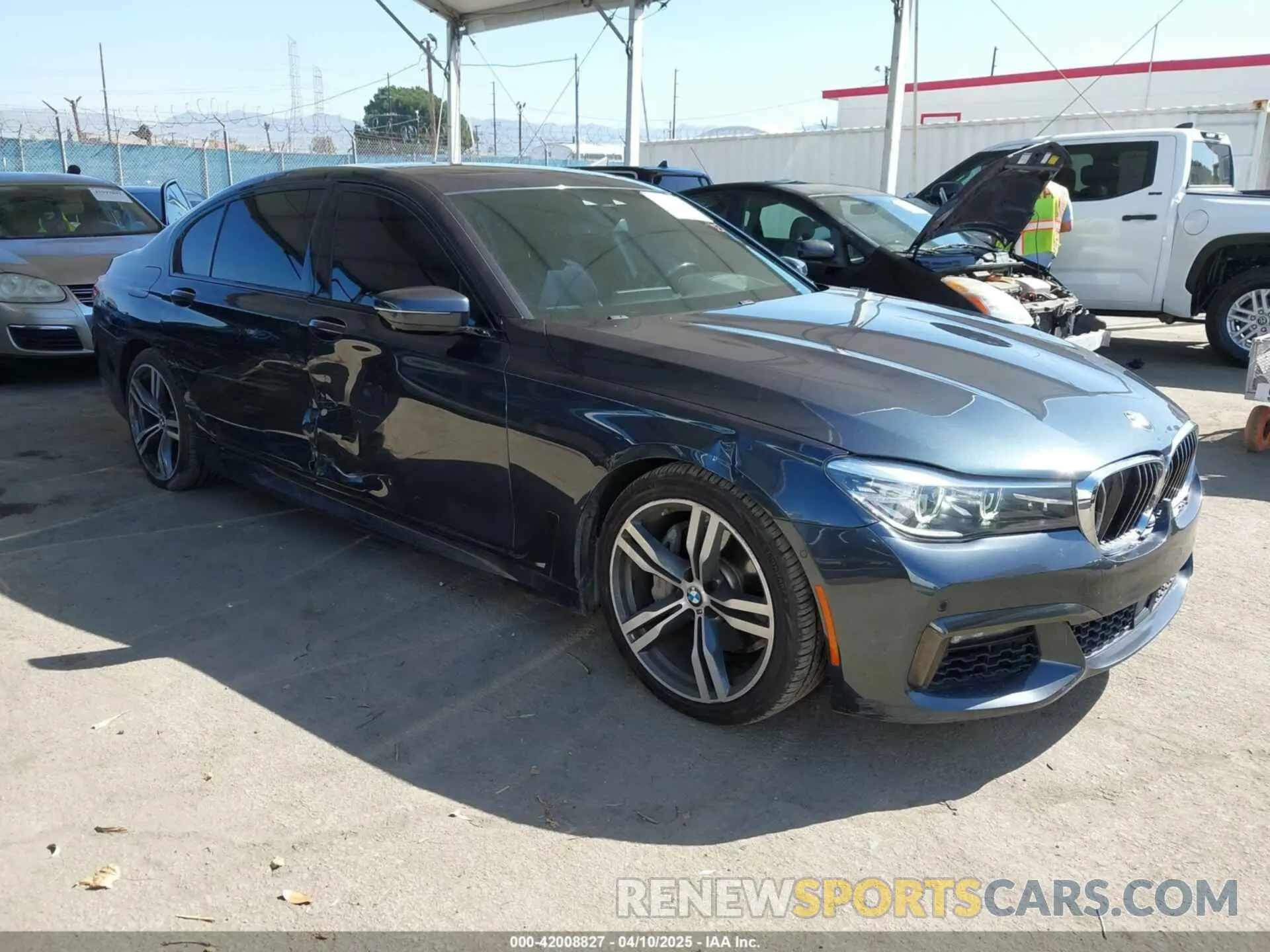1 fotografías del automóvil dañado WBA7E2C53KB218375 BMW 740I 2019
