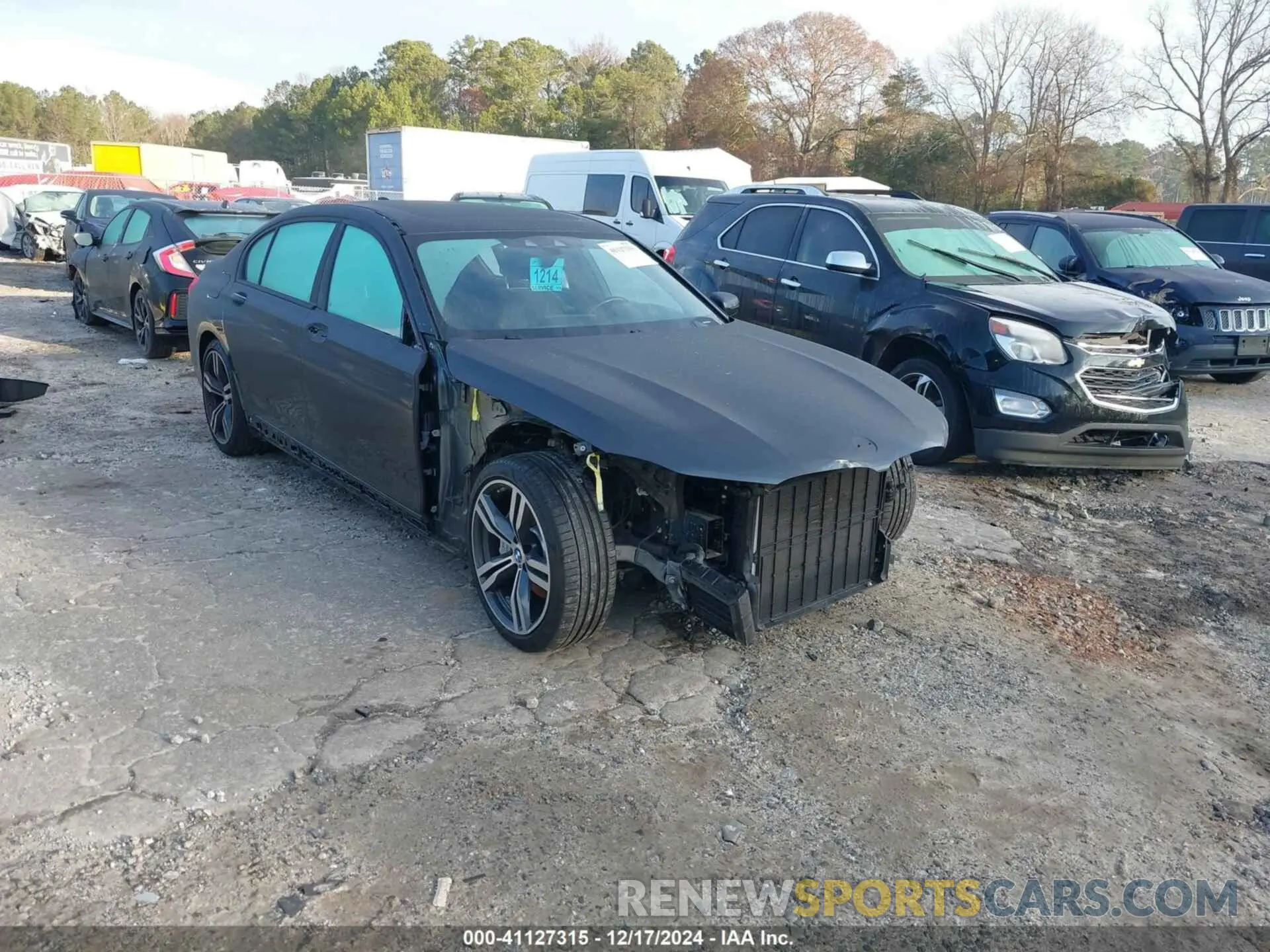 1 fotografías del automóvil dañado WBA7E2C55KB218362 BMW 740I 2019