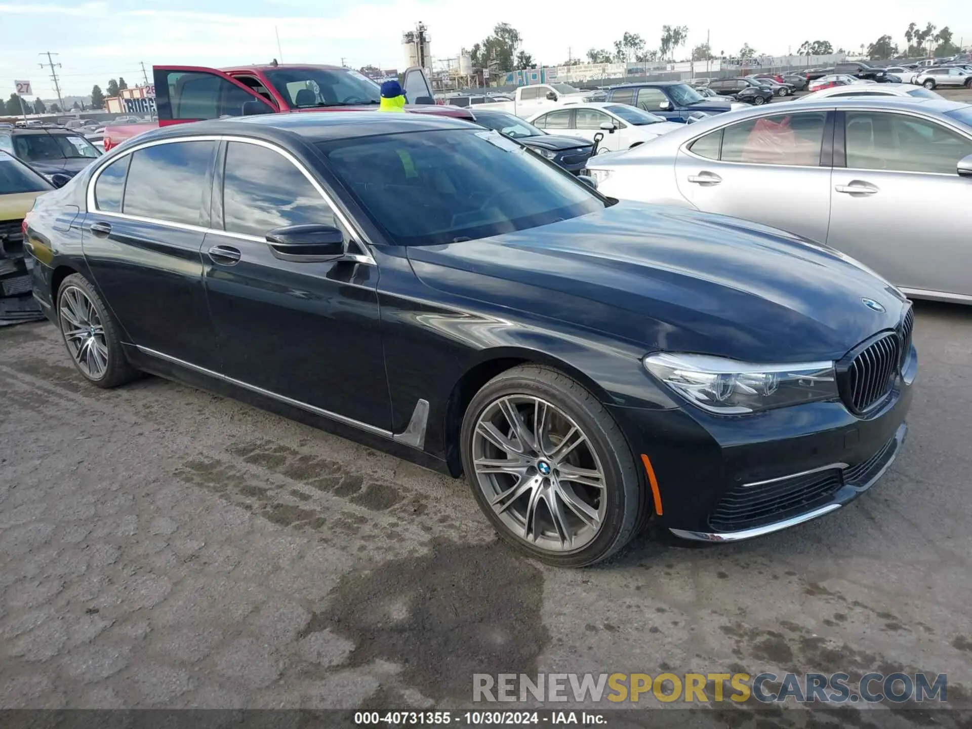 1 fotografías del automóvil dañado WBA7E2C56KB217625 BMW 740I 2019