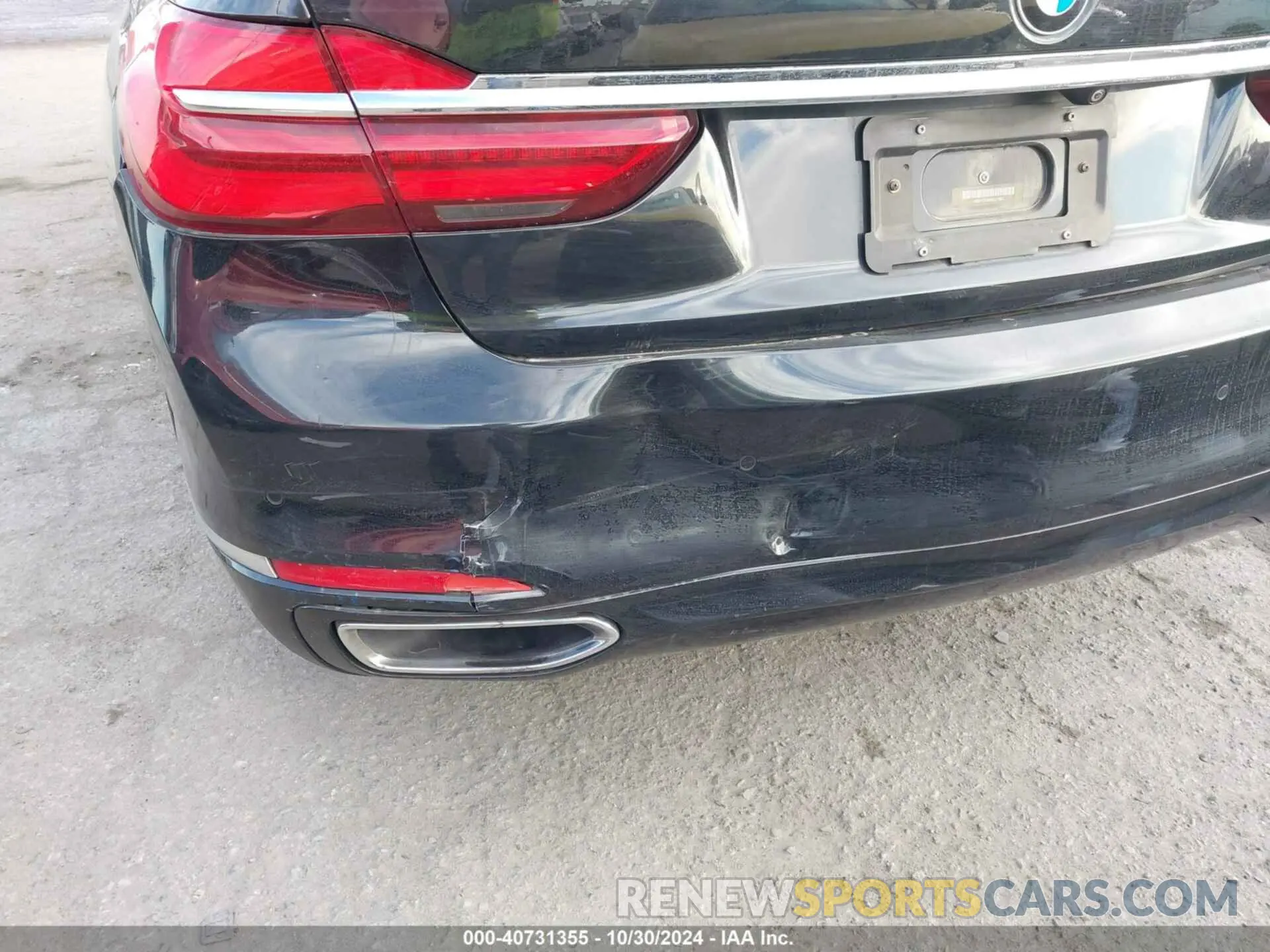 6 fotografías del automóvil dañado WBA7E2C56KB217625 BMW 740I 2019