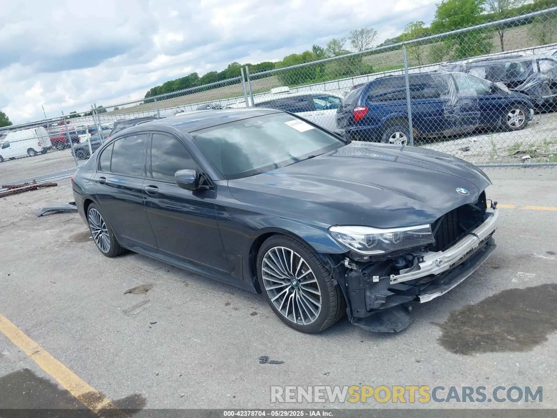1 fotografías del automóvil dañado WBA7E2C57KB217844 BMW 740I 2019