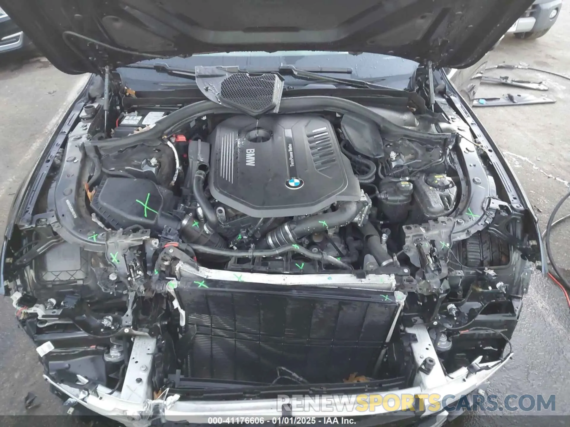 10 fotografías del automóvil dañado WBA7E4C53KGV70578 BMW 740I 2019