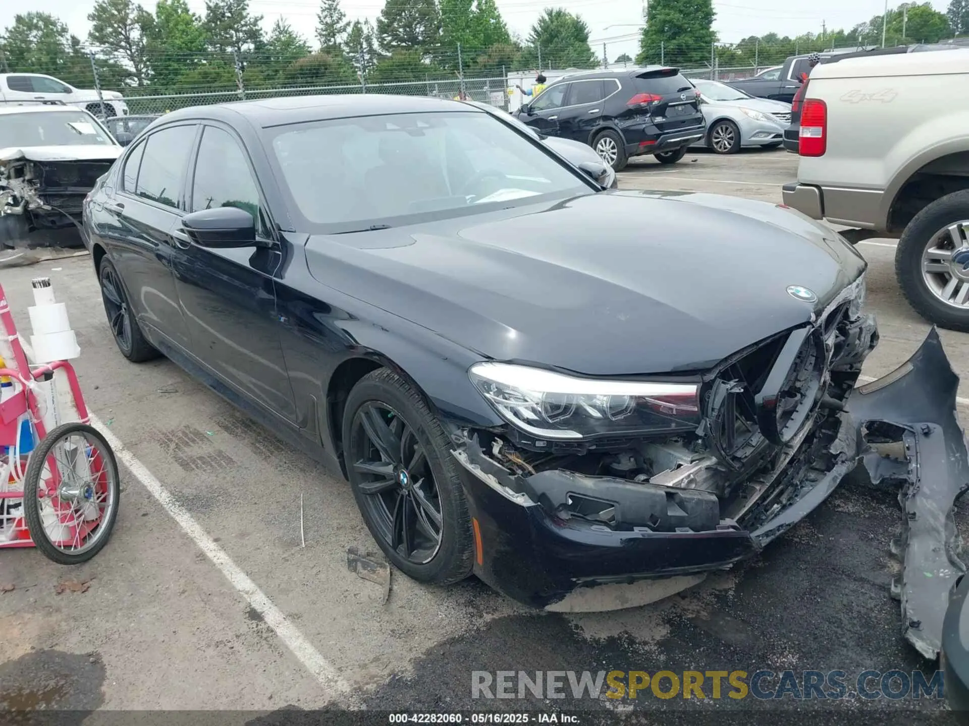 1 fotografías del automóvil dañado WBA7E4C54KGV28663 BMW 740I 2019