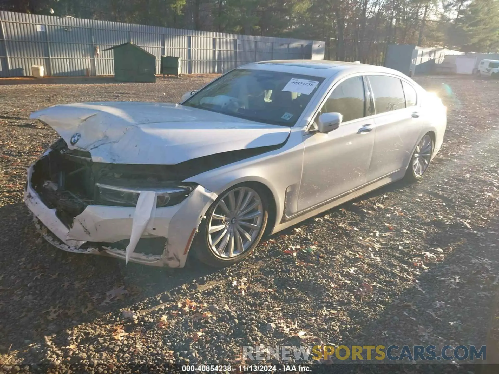 2 fotografías del automóvil dañado WBA7T2C01LGL17856 BMW 740I 2020