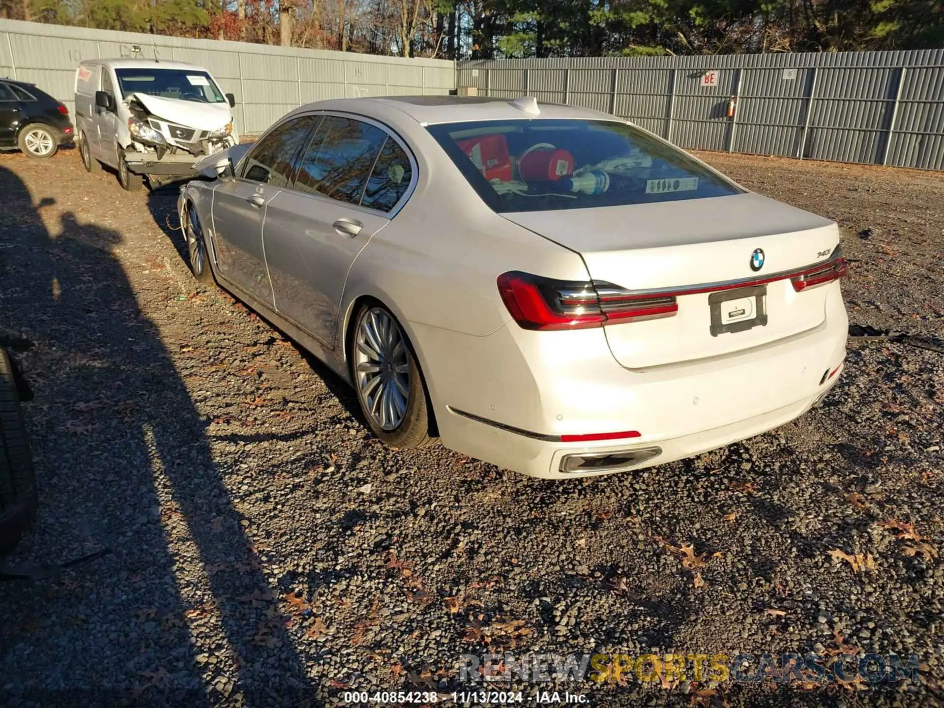 3 fotografías del automóvil dañado WBA7T2C01LGL17856 BMW 740I 2020