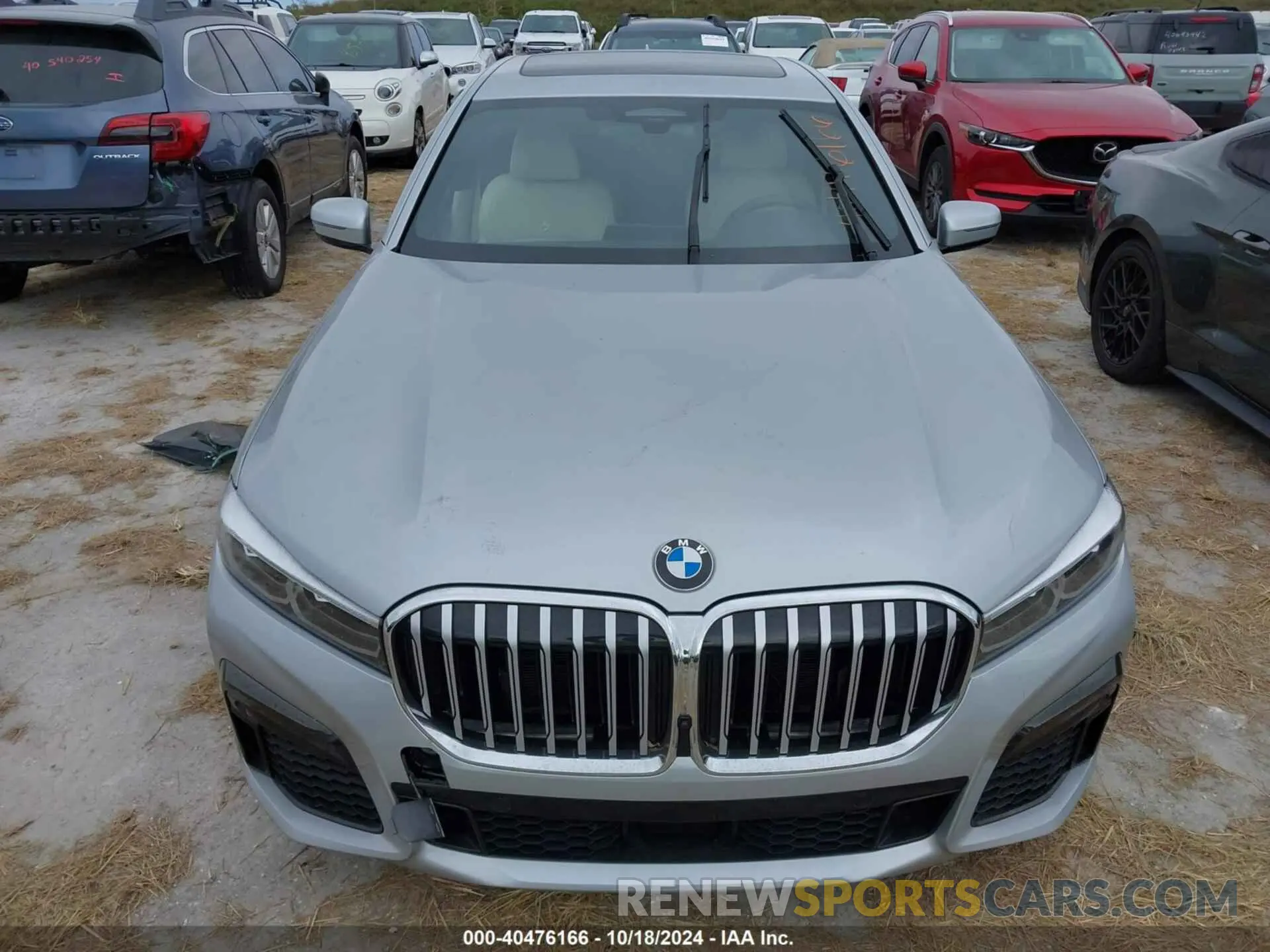6 fotografías del automóvil dañado WBA7T2C05LCD26957 BMW 740I 2020