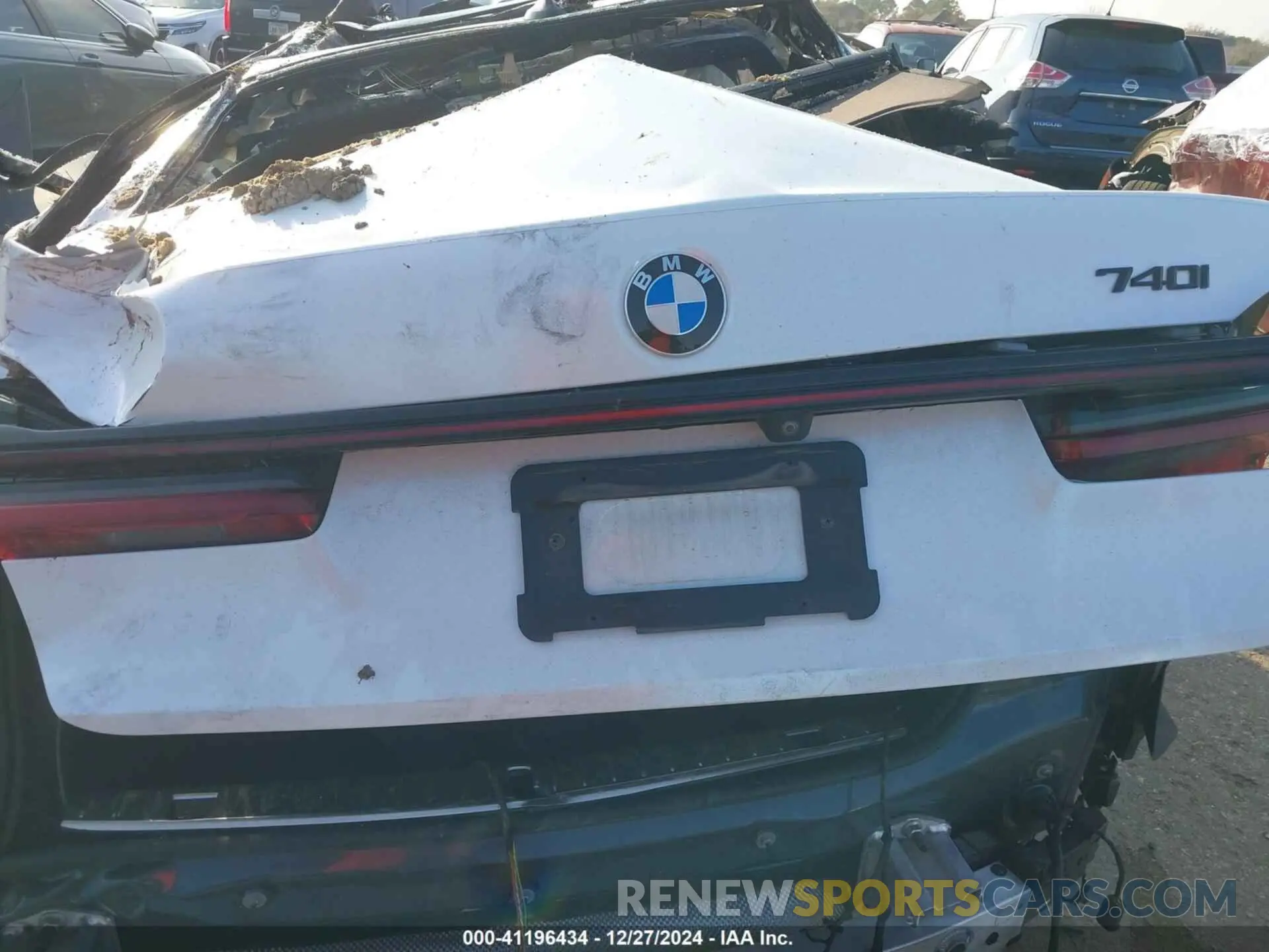 15 fotografías del automóvil dañado WBA7T2C05LGL17813 BMW 740I 2020
