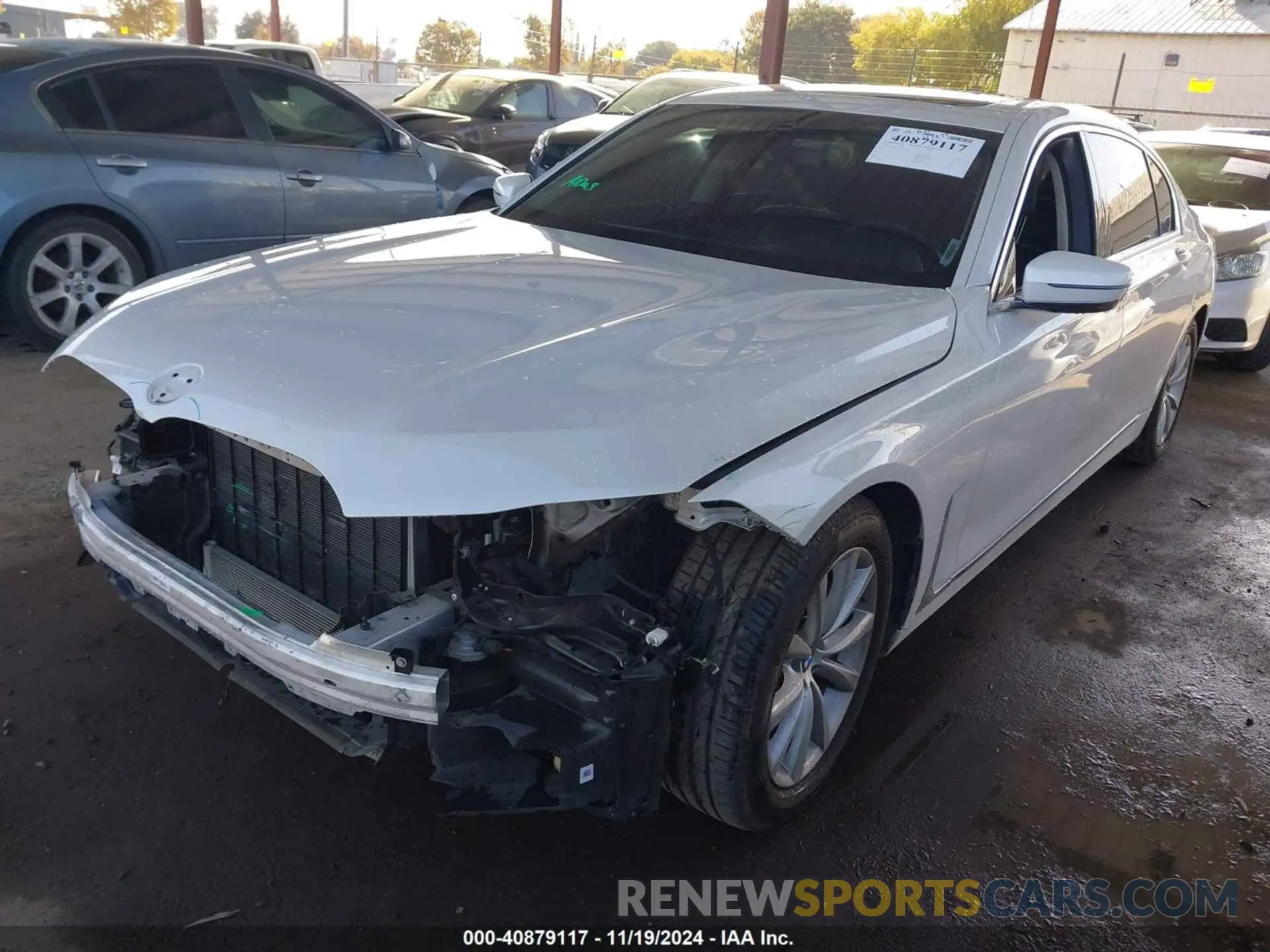 2 fotografías del automóvil dañado WBA7T2C07LCD01249 BMW 740I 2020