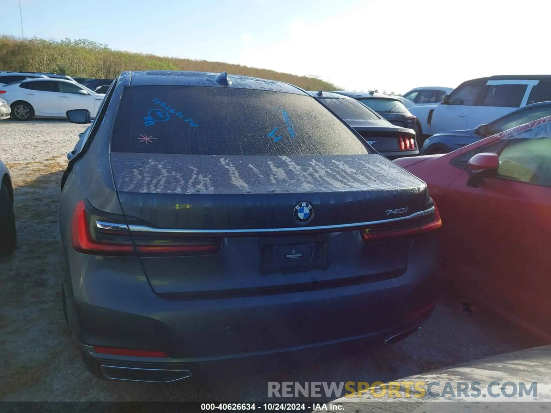 16 fotografías del automóvil dañado WBA7T2C08LCD27066 BMW 740I 2020