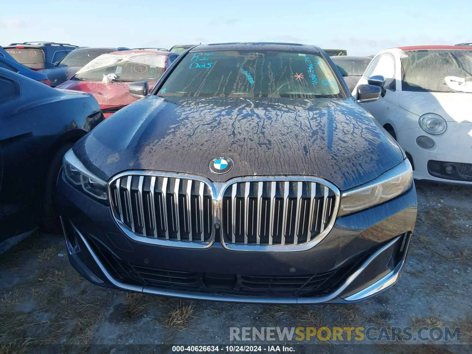 6 fotografías del automóvil dañado WBA7T2C08LCD27066 BMW 740I 2020