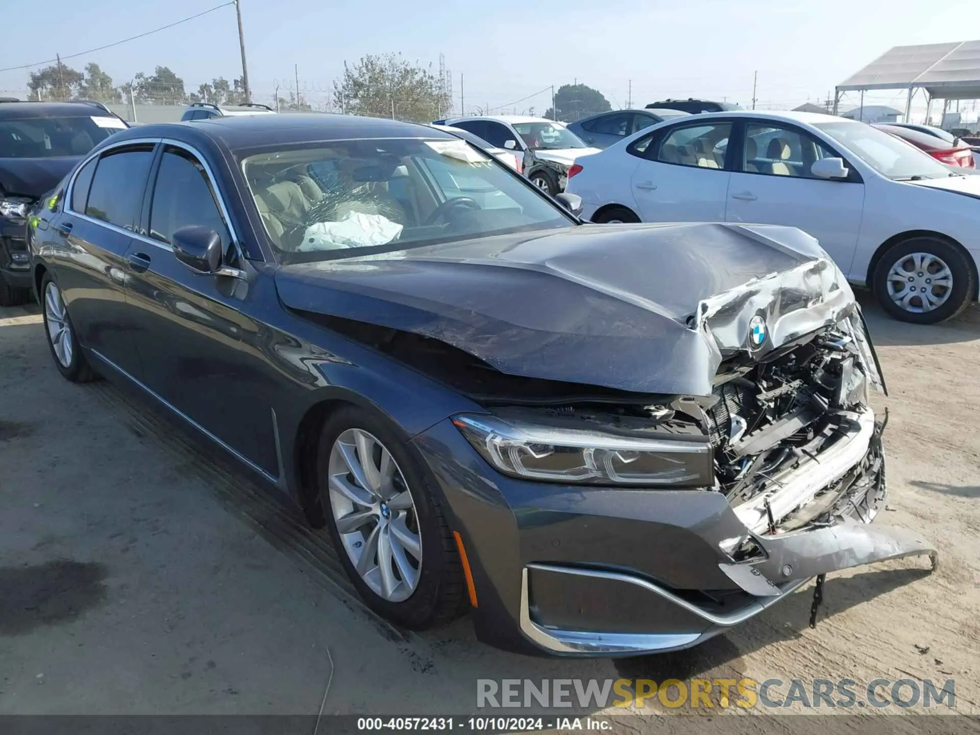 1 fotografías del automóvil dañado WBA7T2C0XLGL18018 BMW 740I 2020
