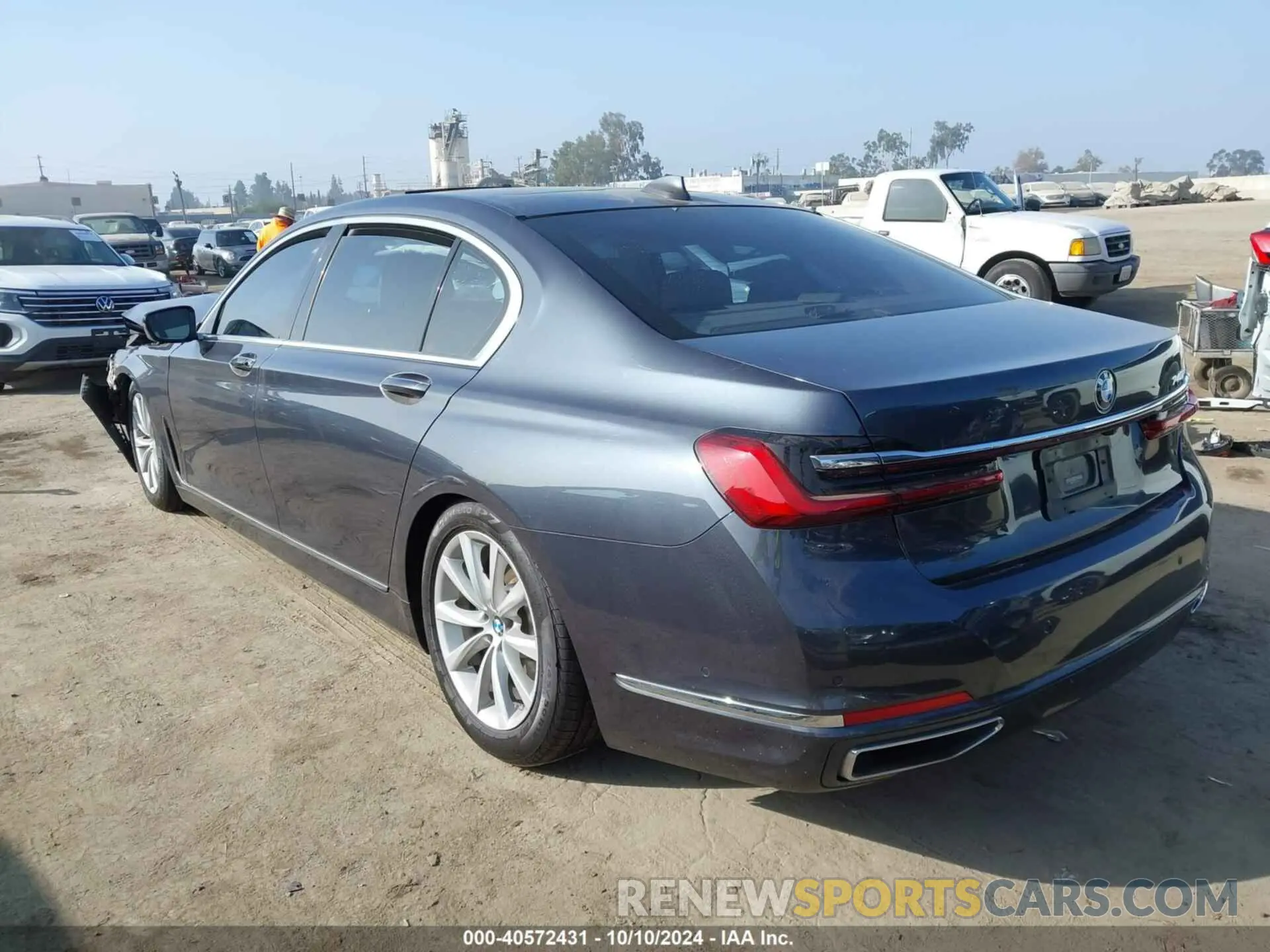 3 fotografías del automóvil dañado WBA7T2C0XLGL18018 BMW 740I 2020