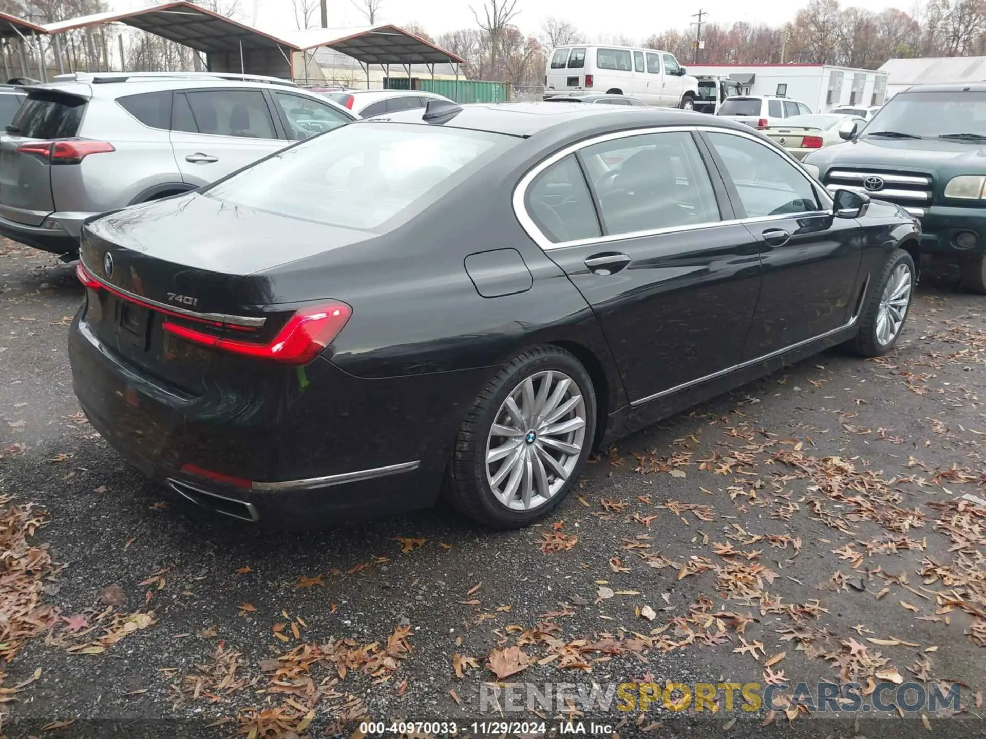 4 fotografías del automóvil dañado WBA7T4C03LGF97312 BMW 740I 2020