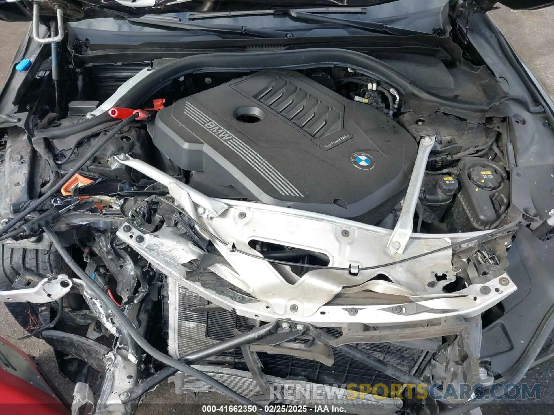 10 fotografías del automóvil dañado WBA7T2C03MCF58569 BMW 740I 2021