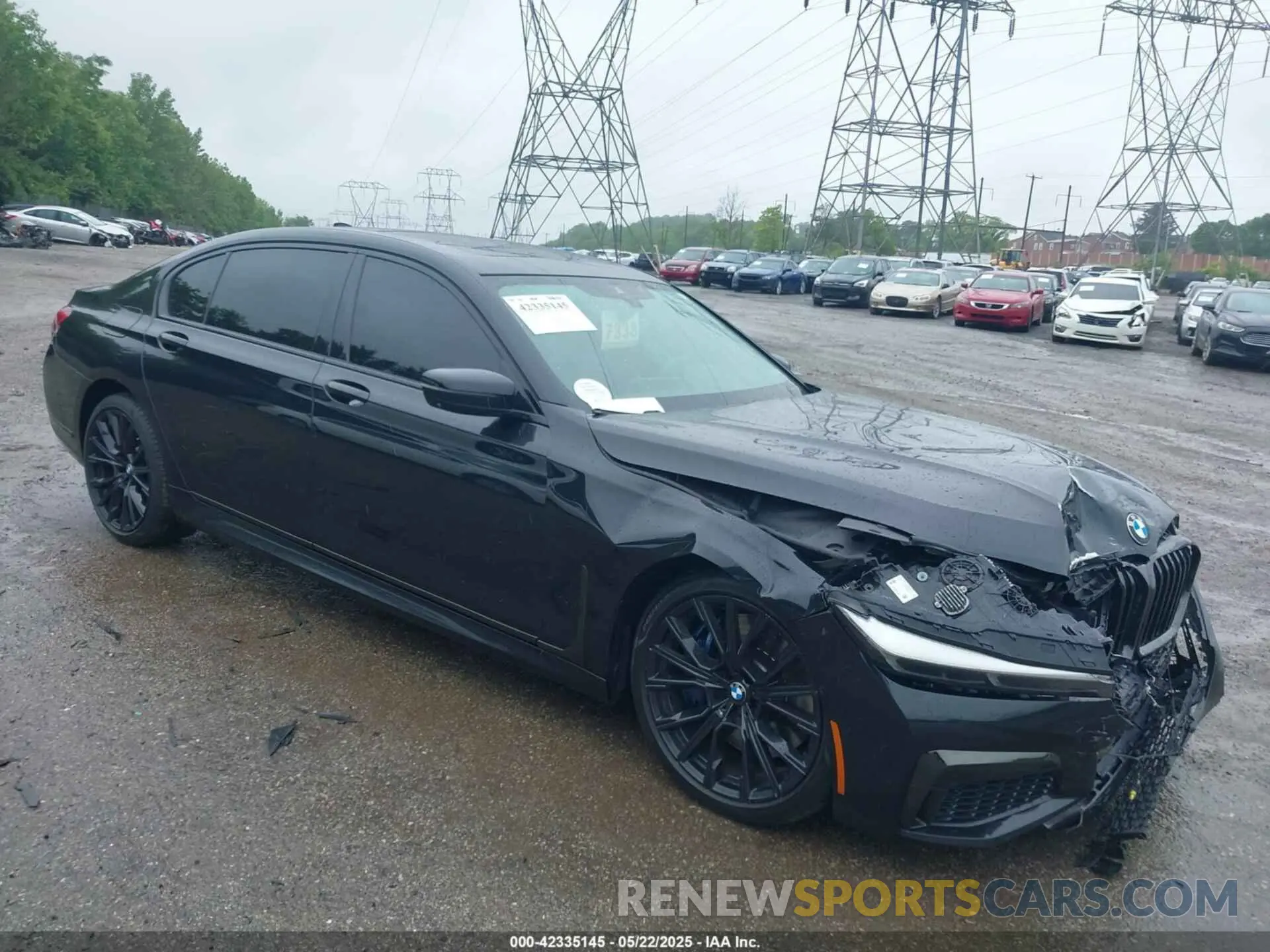1 fotografías del automóvil dañado WBA7T2C0XMCF73506 BMW 740I 2021