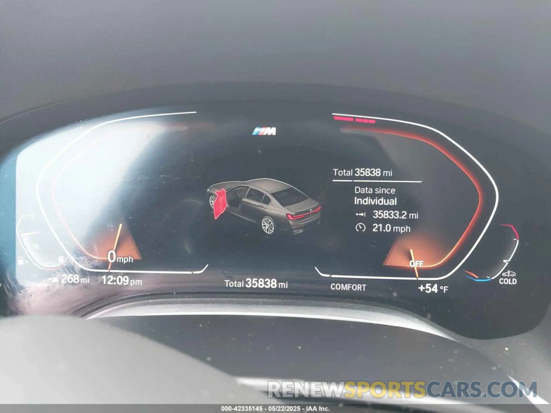 7 fotografías del automóvil dañado WBA7T2C0XMCF73506 BMW 740I 2021
