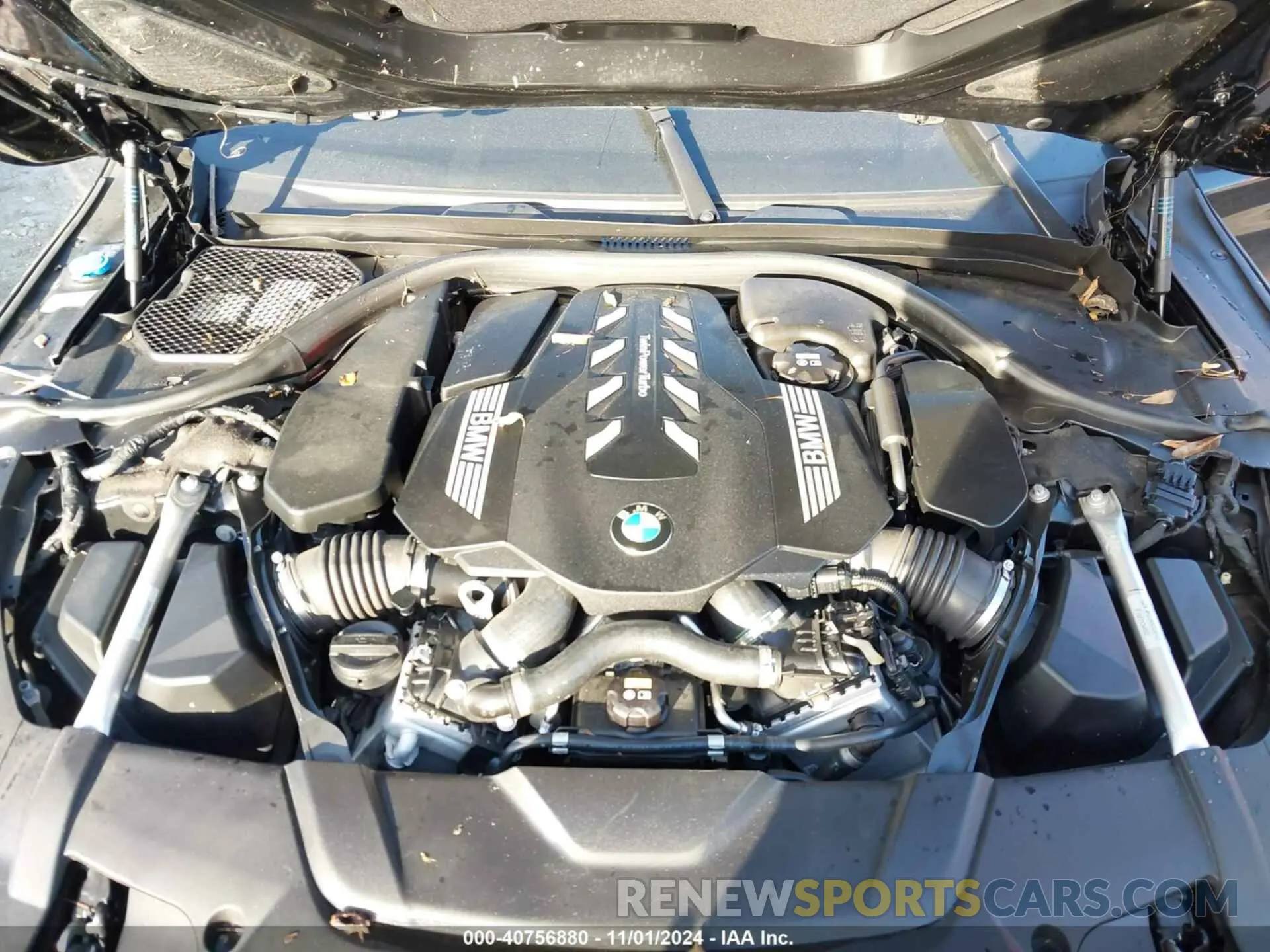 10 fotografías del automóvil dañado WBA7U2C08NCG88166 BMW 750 2022