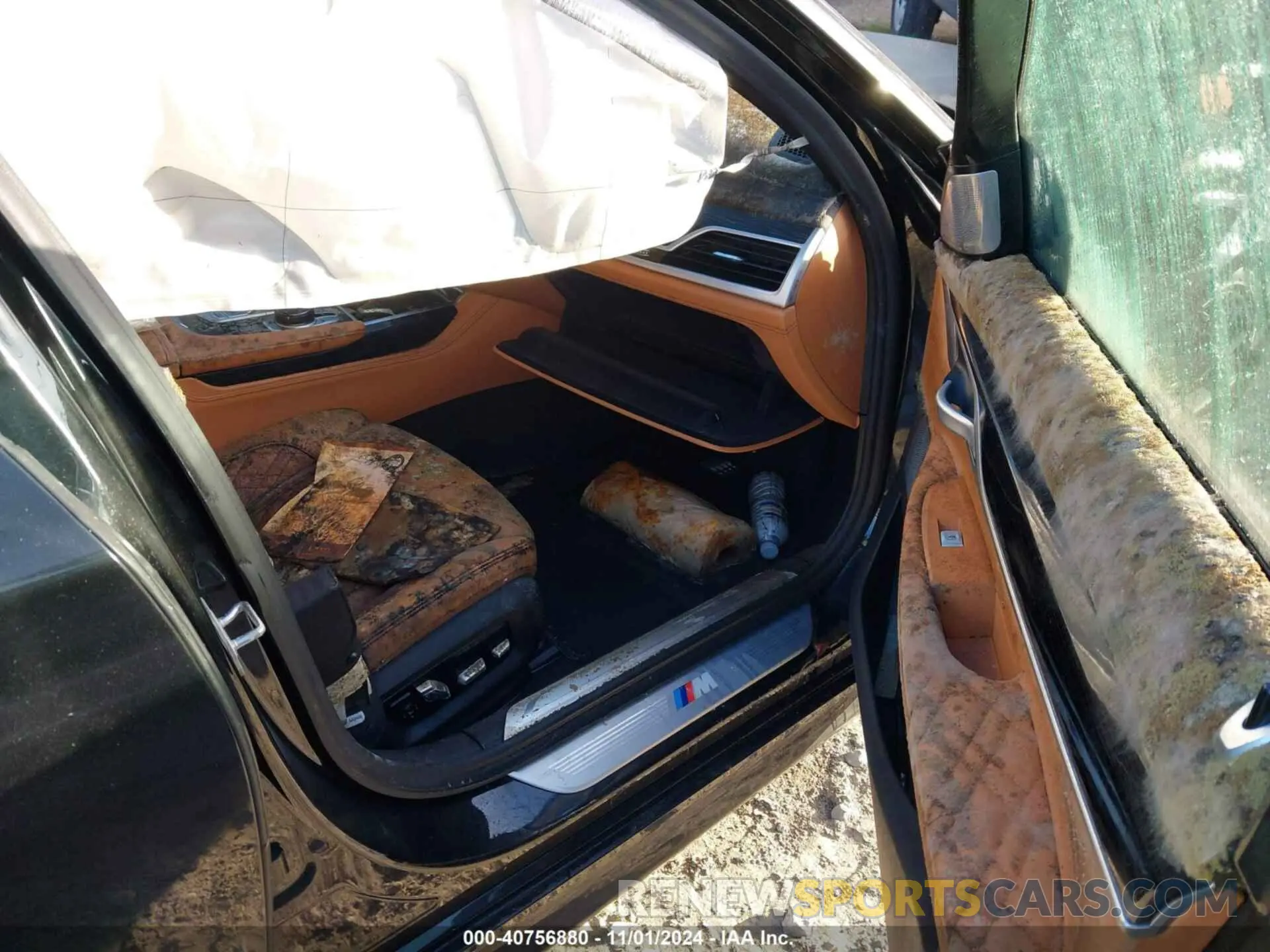 5 fotografías del automóvil dañado WBA7U2C08NCG88166 BMW 750 2022