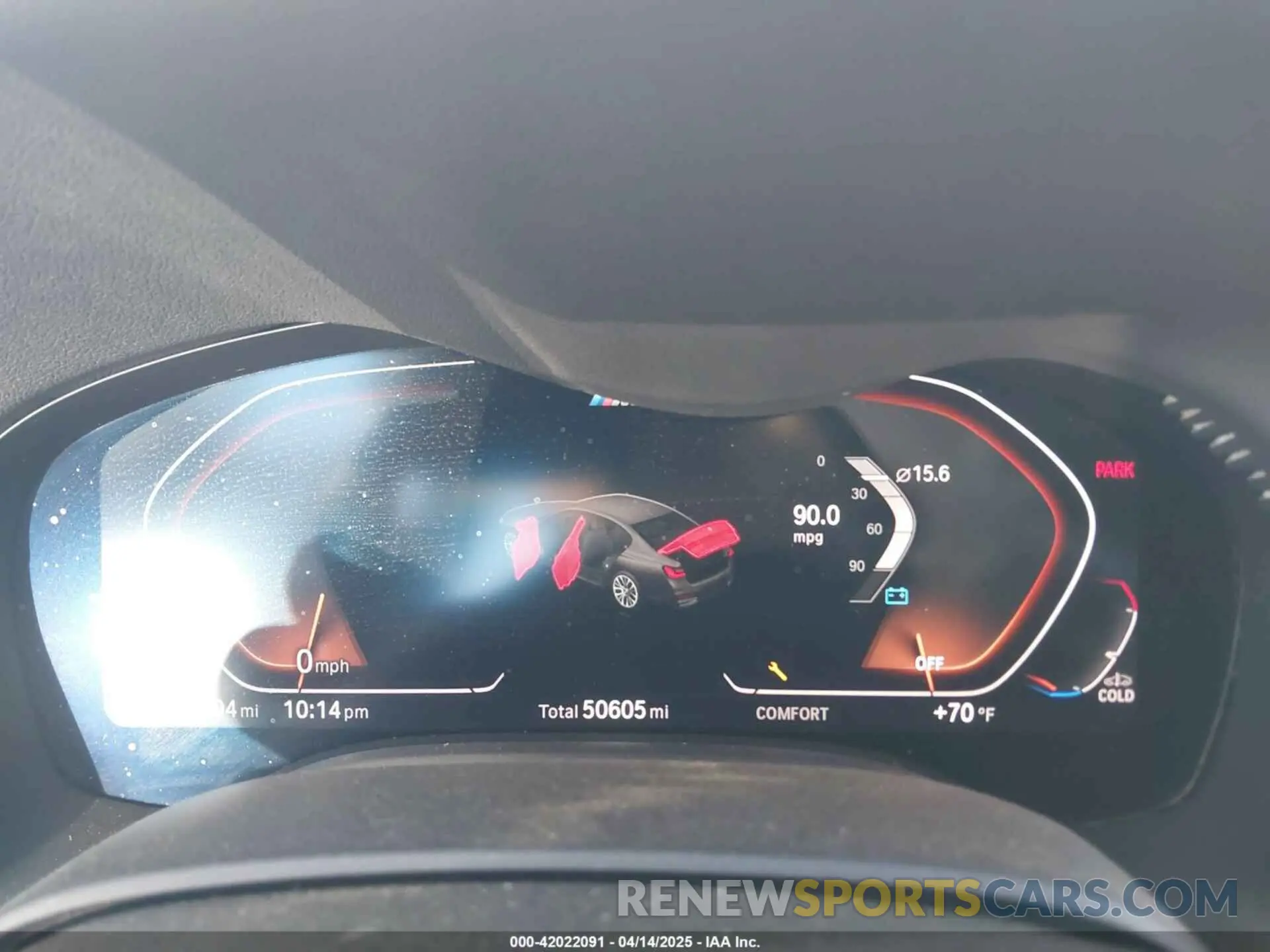7 fotografías del automóvil dañado WBA7U2C05LGJ59941 BMW 750I 2020