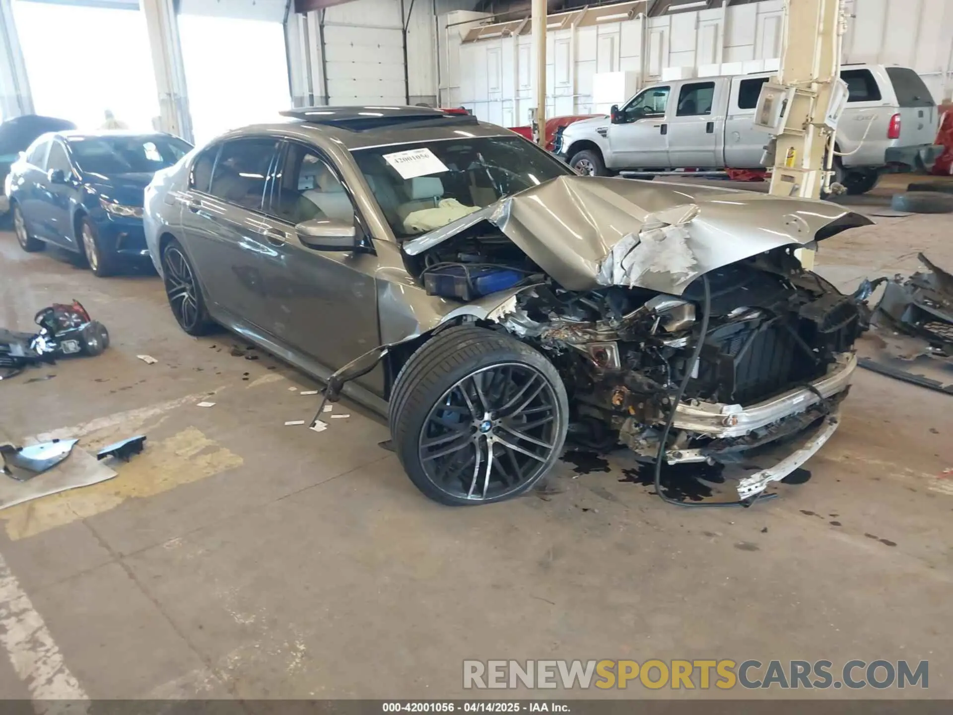1 fotografías del automóvil dañado WBA7U2C07LGJ59164 BMW 750I 2020