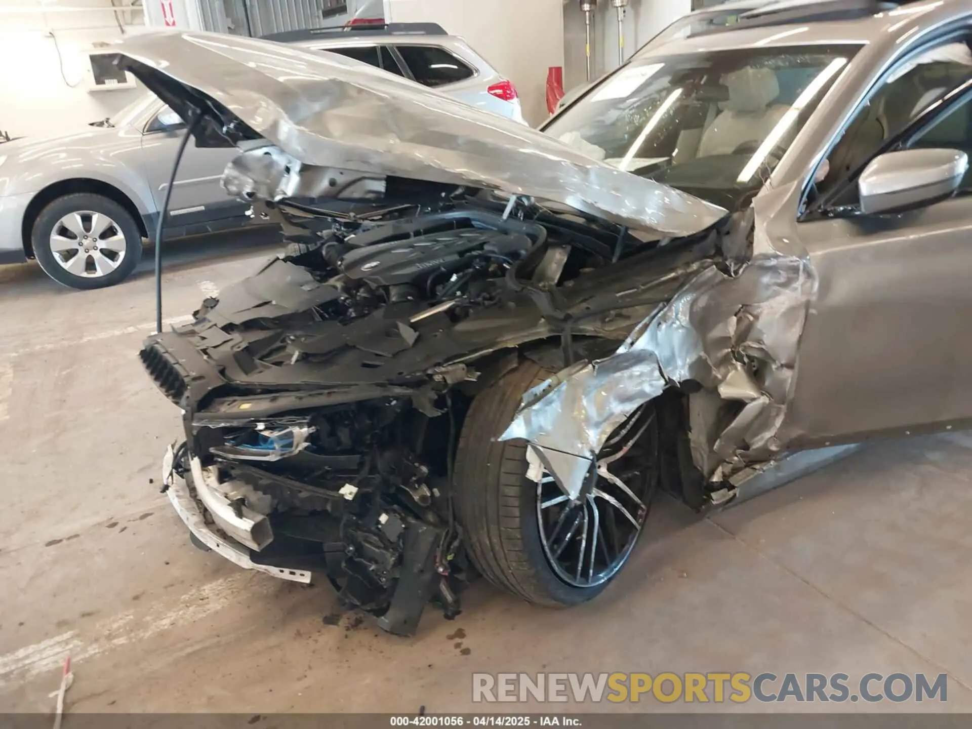6 fotografías del automóvil dañado WBA7U2C07LGJ59164 BMW 750I 2020