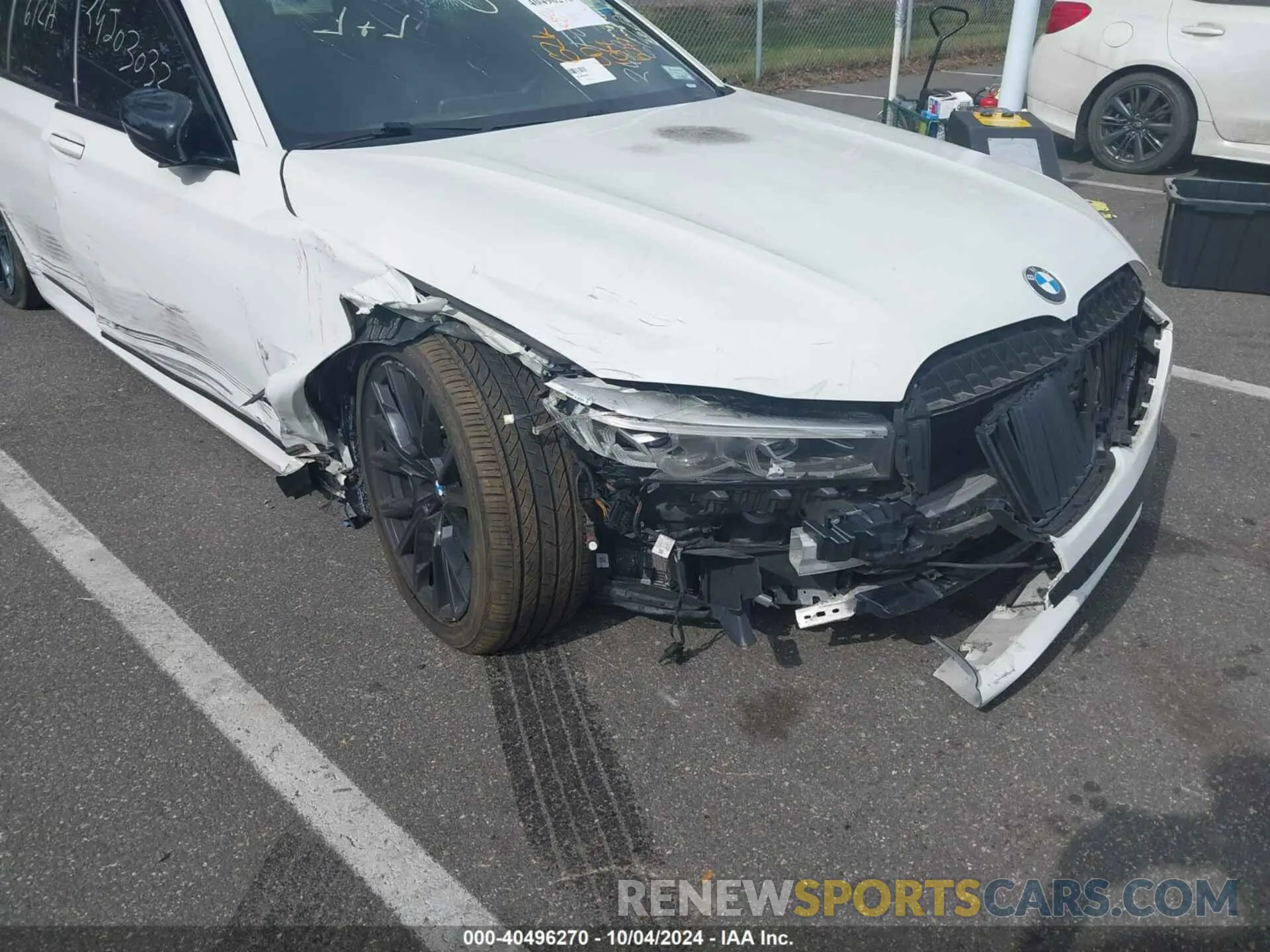 6 fotografías del automóvil dañado WBA7U2C0XLGM26880 BMW 750I 2020