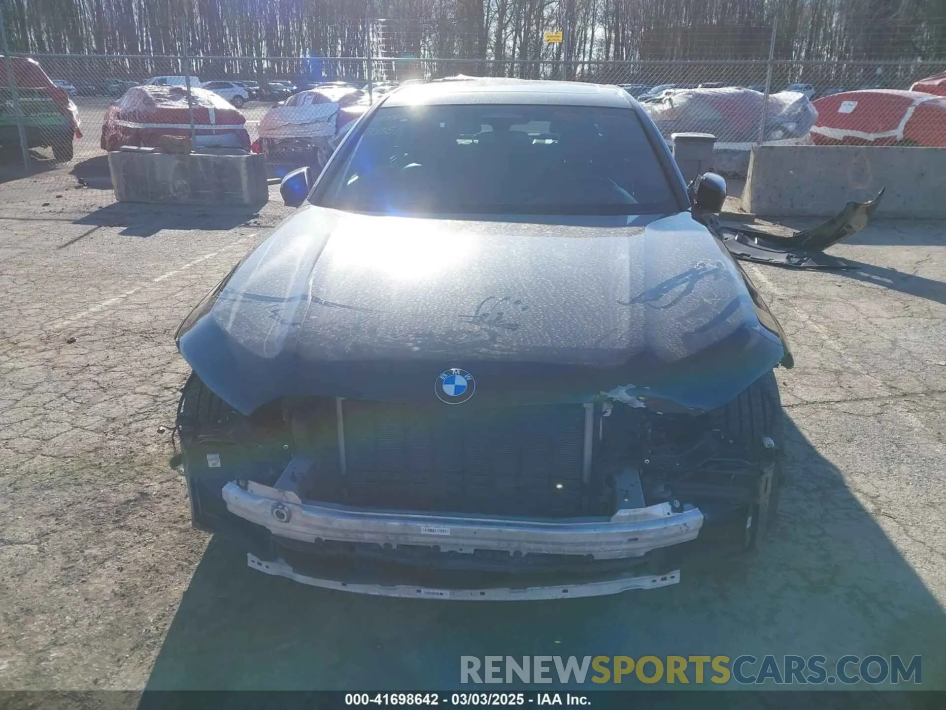 13 fotografías del automóvil dañado WBA7U2C01MCF94533 BMW 750I 2021