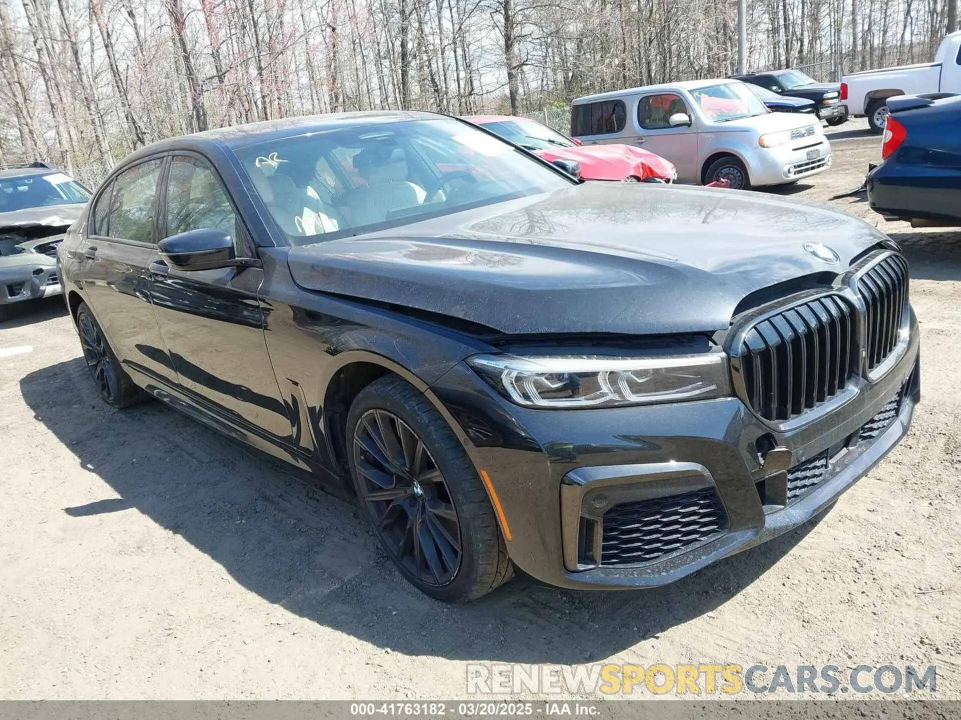 1 fotografías del automóvil dañado WBA7U2C05MCF72521 BMW 750I 2021