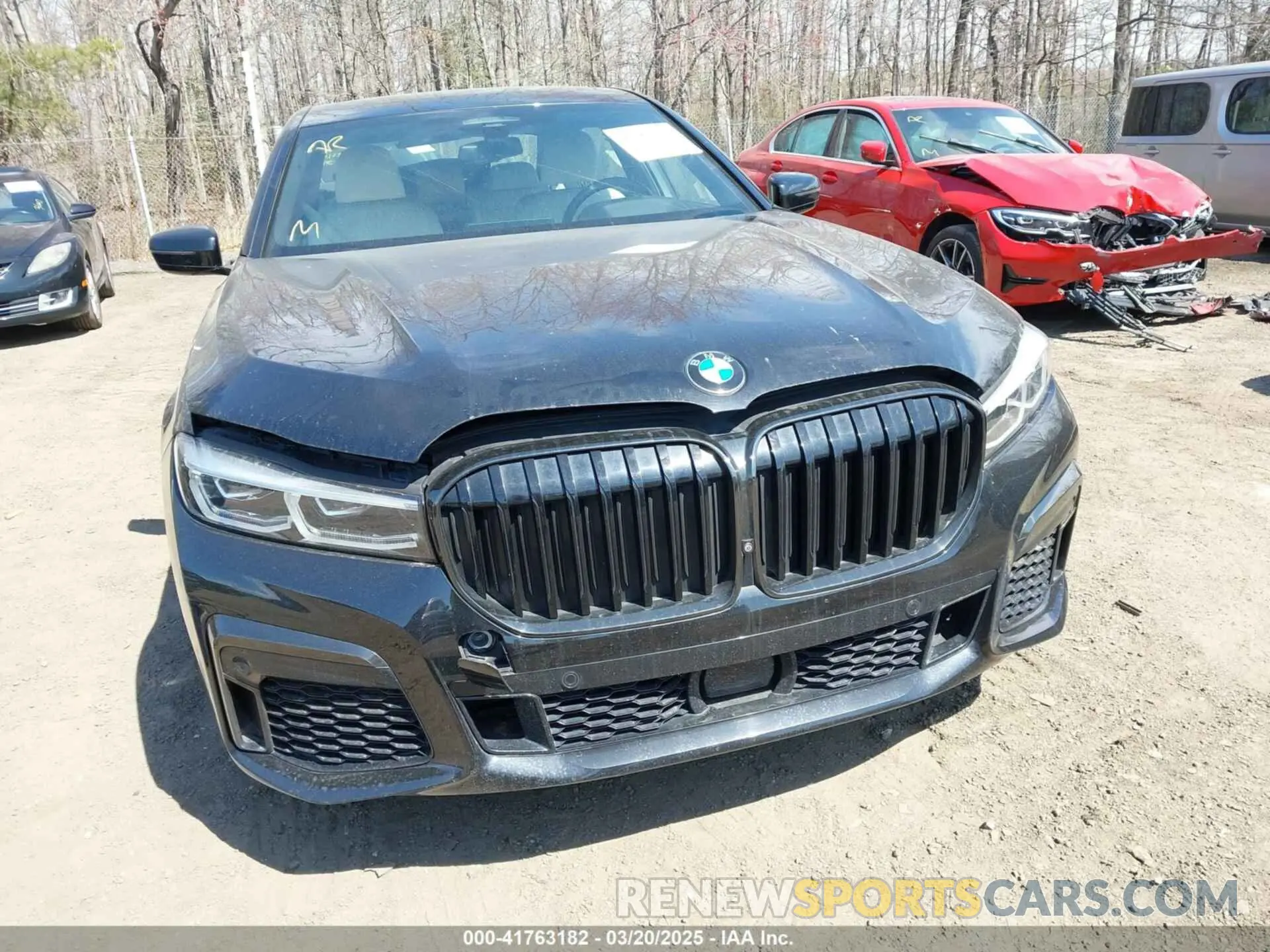 6 fotografías del automóvil dañado WBA7U2C05MCF72521 BMW 750I 2021