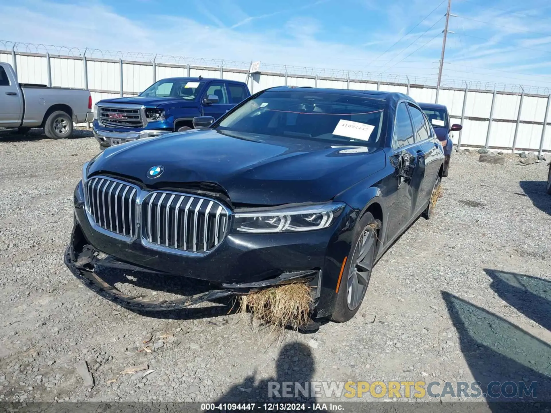 6 fotografías del automóvil dañado WBA7U2C06MCE18898 BMW 750I 2021