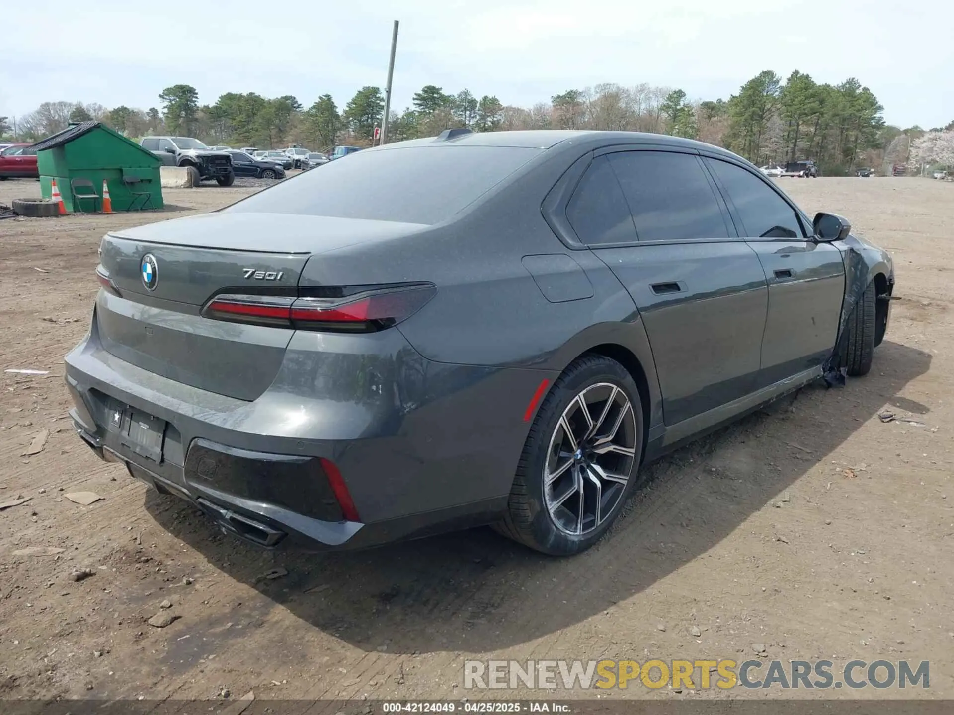 4 fotografías del automóvil dañado WBA33EJ06PCN52270 BMW 760 2023
