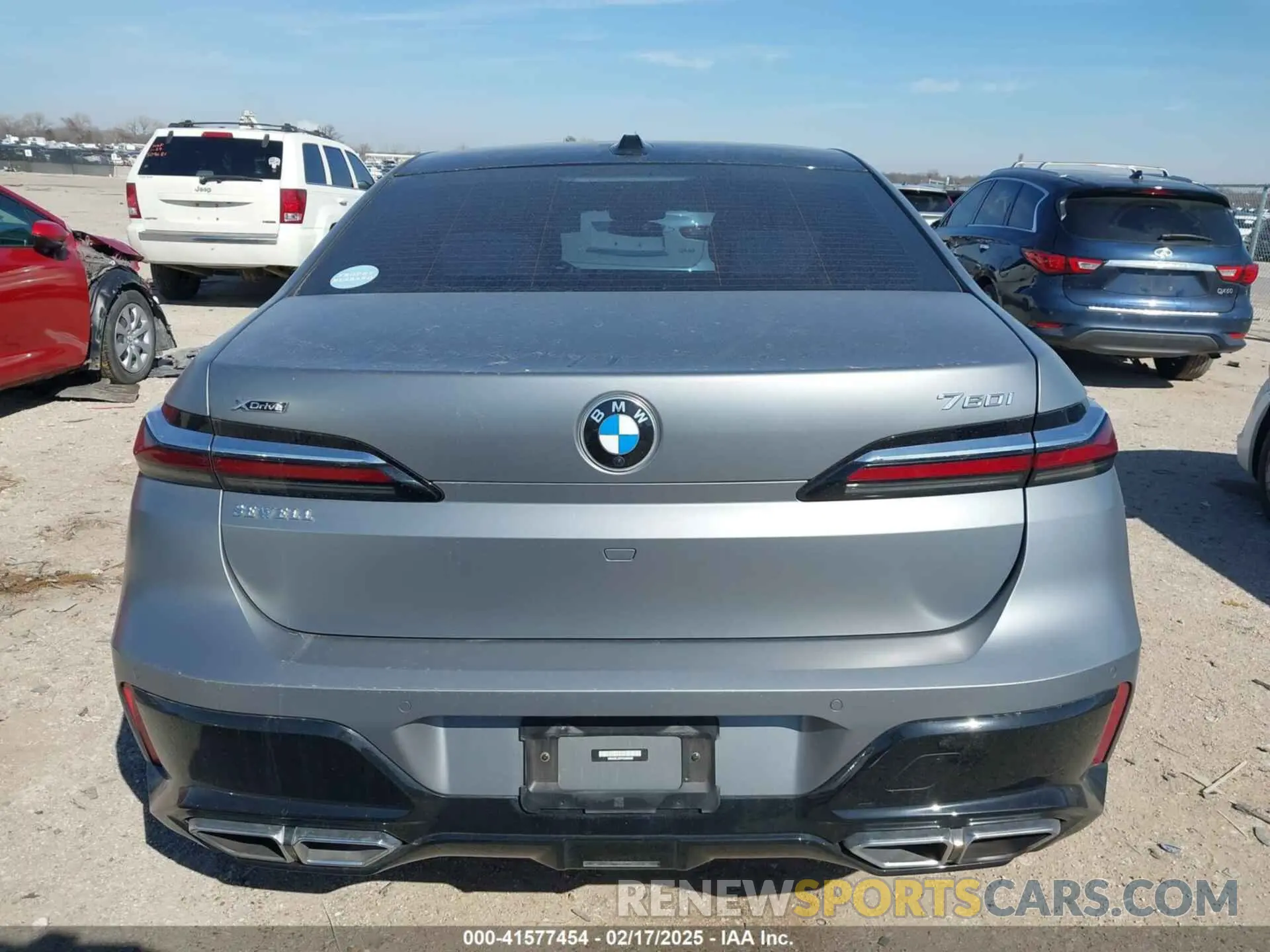 16 fotografías del automóvil dañado WBA33EJ07PCM90605 BMW 760 2023