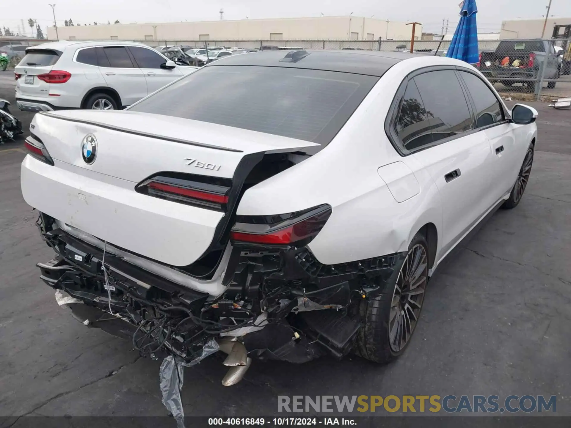 4 fotografías del automóvil dañado WBA33EJ08RCS39773 BMW 760 2024