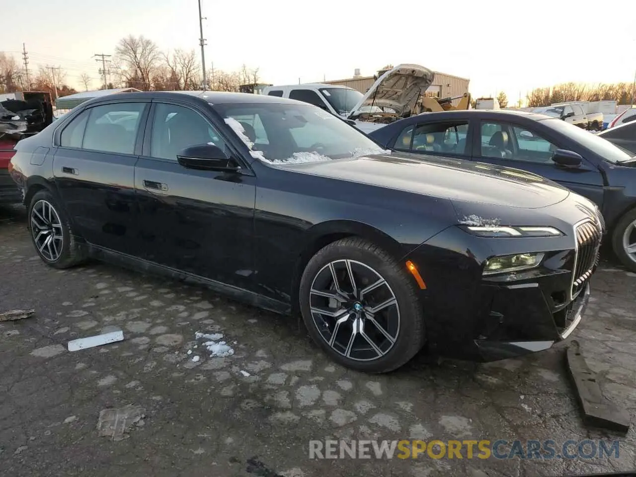 4 fotografías del automóvil dañado WBA33EJ07PCL55849 BMW 760 XI 2023