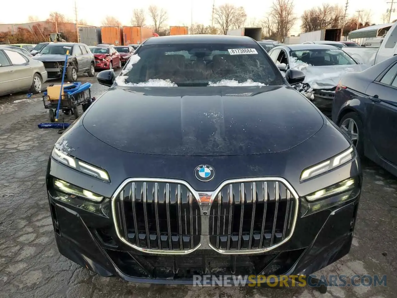 5 fotografías del automóvil dañado WBA33EJ07PCL55849 BMW 760 XI 2023