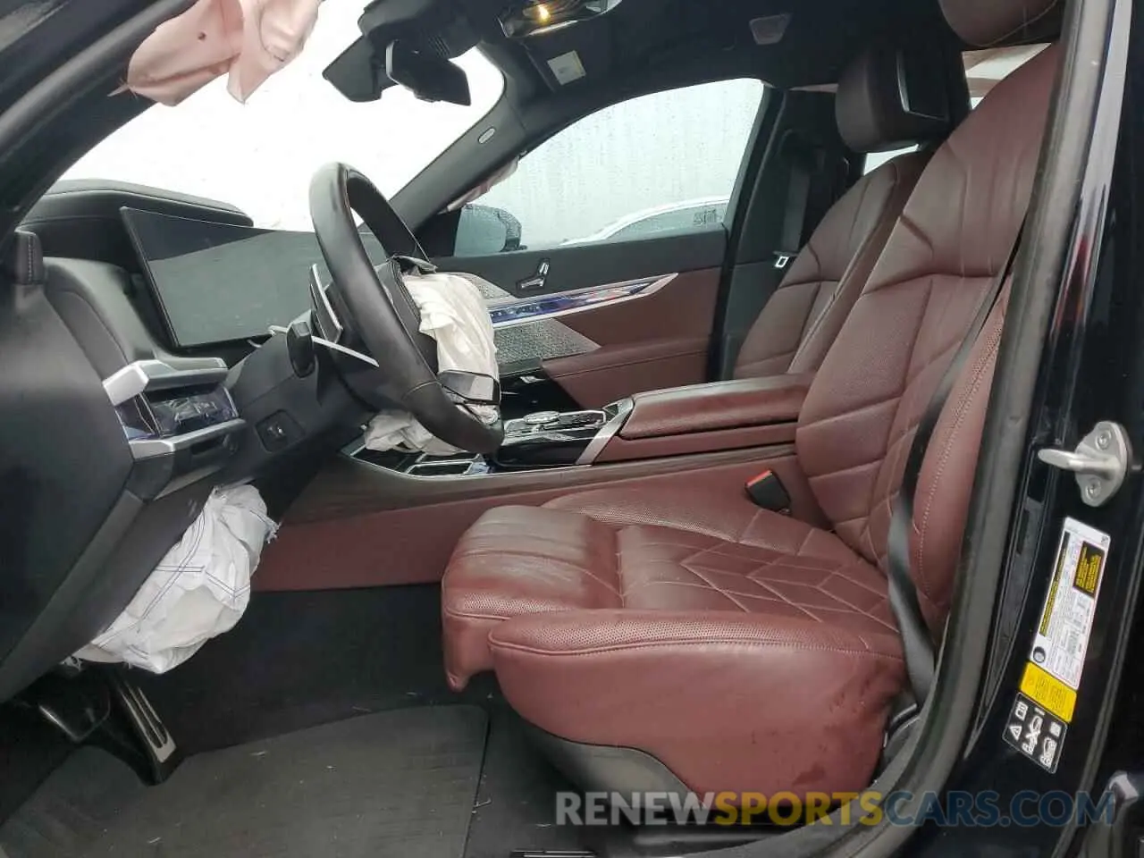7 fotografías del automóvil dañado WBA33EJ08PCN83956 BMW 760 XI 2023