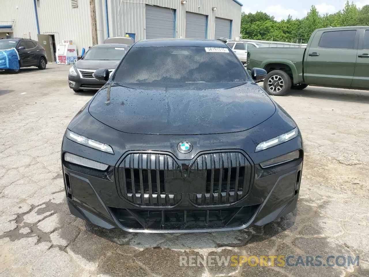 5 fotografías del automóvil dañado WBA33EJ02RCP63291 BMW 760 XI 2024