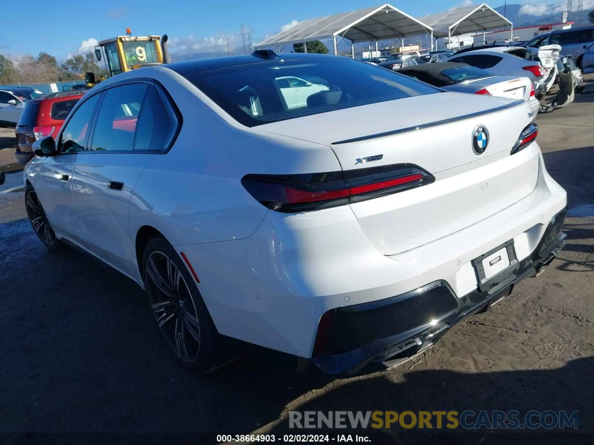 3 fotografías del automóvil dañado WBA33EJ00PCM11386 BMW 760I 2023