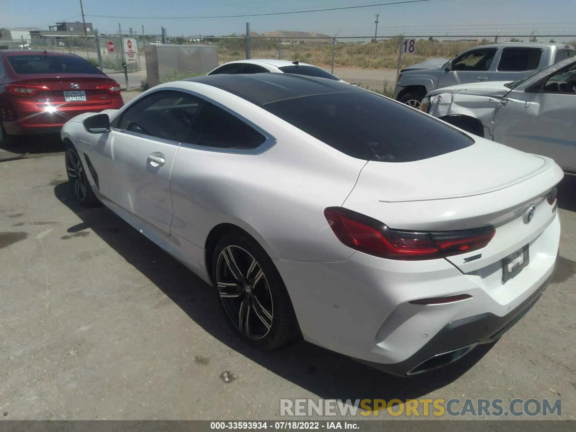 3 fotografías del automóvil dañado WBABC4C51KBJ35815 BMW 8 SERIES 2019