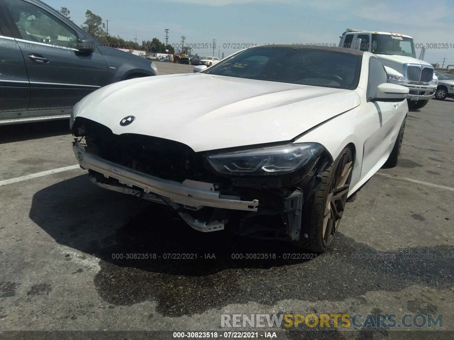 6 fotografías del automóvil dañado WBABC4C59KBU96726 BMW 8 SERIES 2019