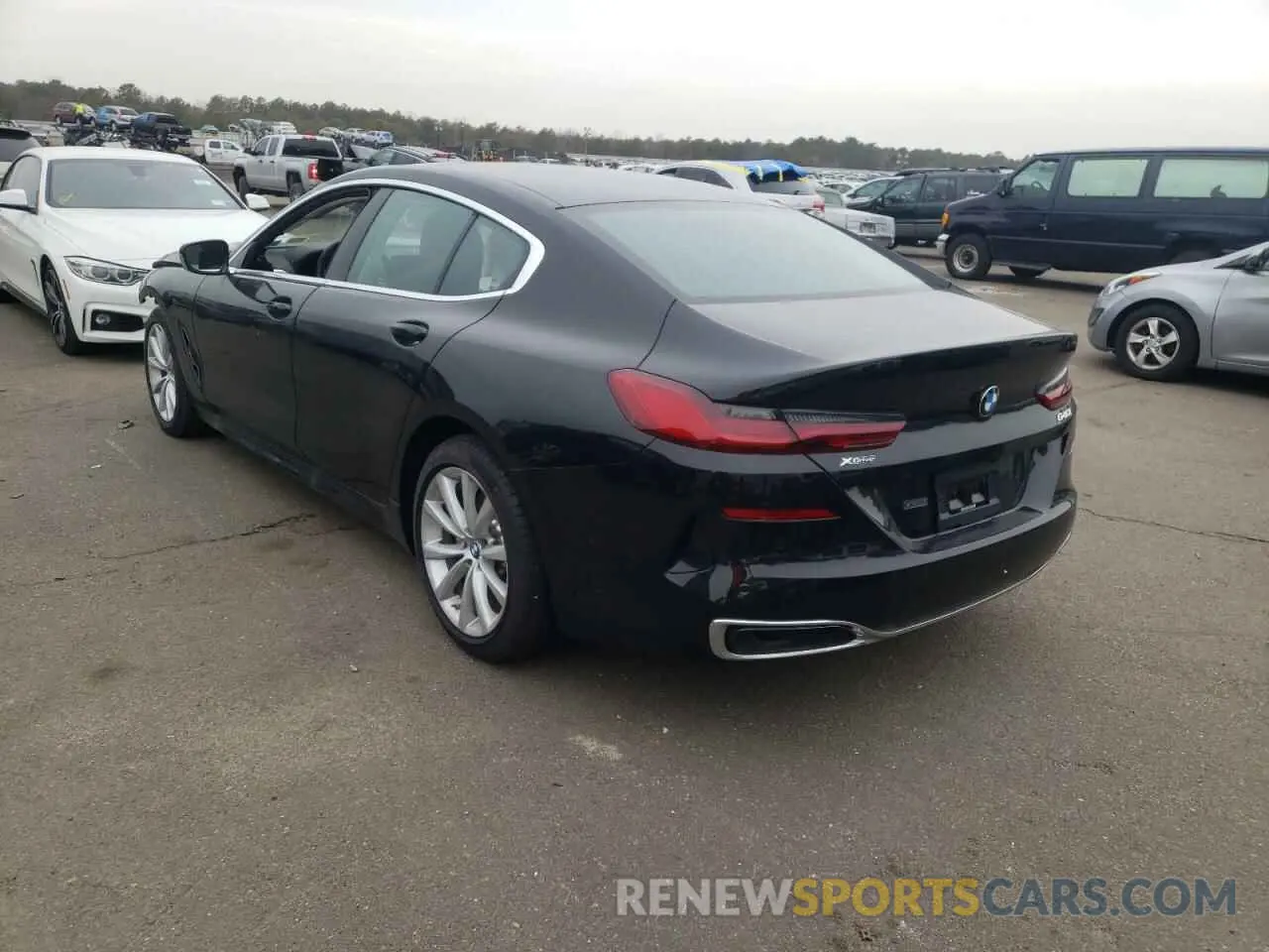 3 fotografías del automóvil dañado WBAGV4C02LCD68279 BMW 8 SERIES 2020