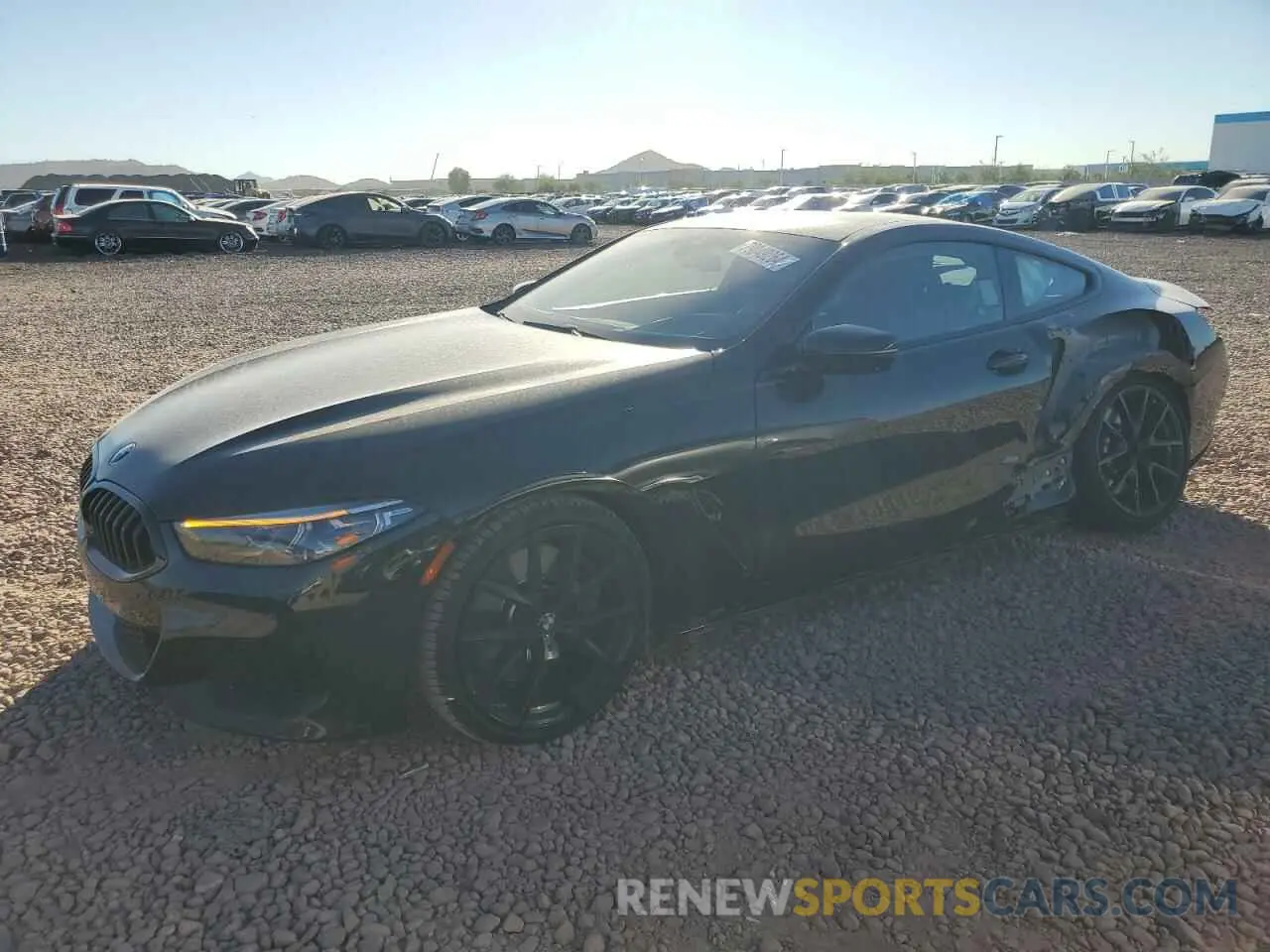 1 fotografías del automóvil dañado WBAAE2C09MCF72461 BMW 8 SERIES 2021