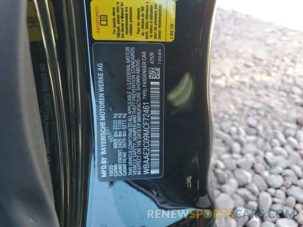 12 fotografías del automóvil dañado WBAAE2C09MCF72461 BMW 8 SERIES 2021