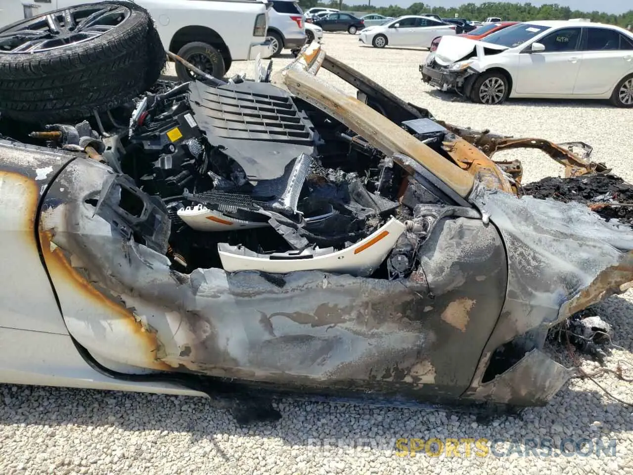 5 fotografías del automóvil dañado WBADZ4C05MCG10975 BMW 8 SERIES 2021