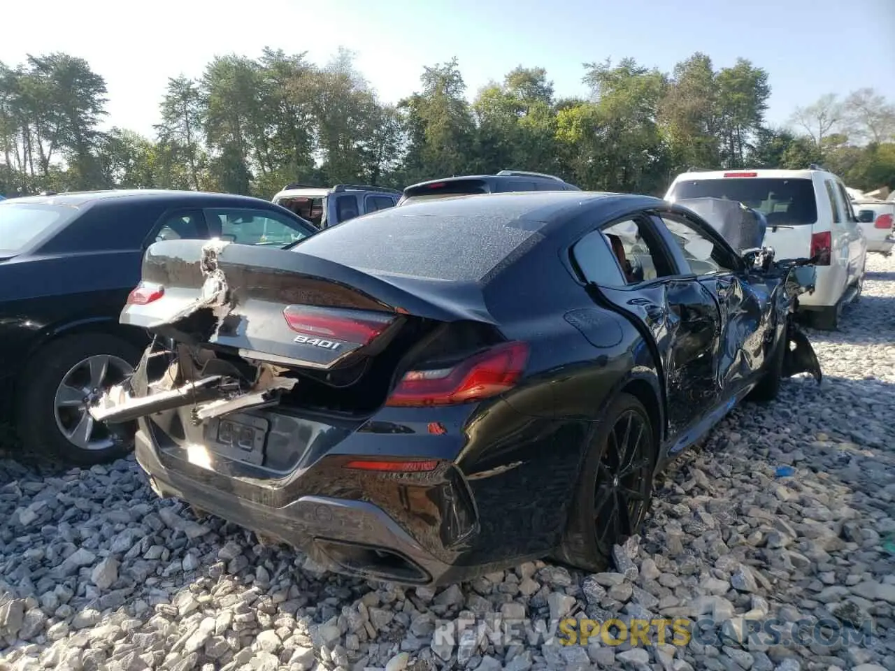 4 fotografías del automóvil dañado WBAGV2C02MCF66625 BMW 8 SERIES 2021
