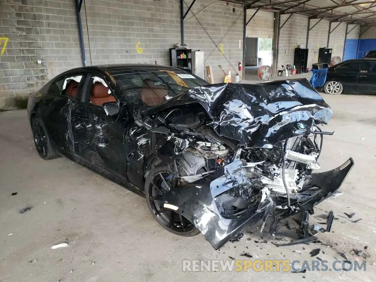 9 fotografías del automóvil dañado WBAGV2C02MCF66625 BMW 8 SERIES 2021