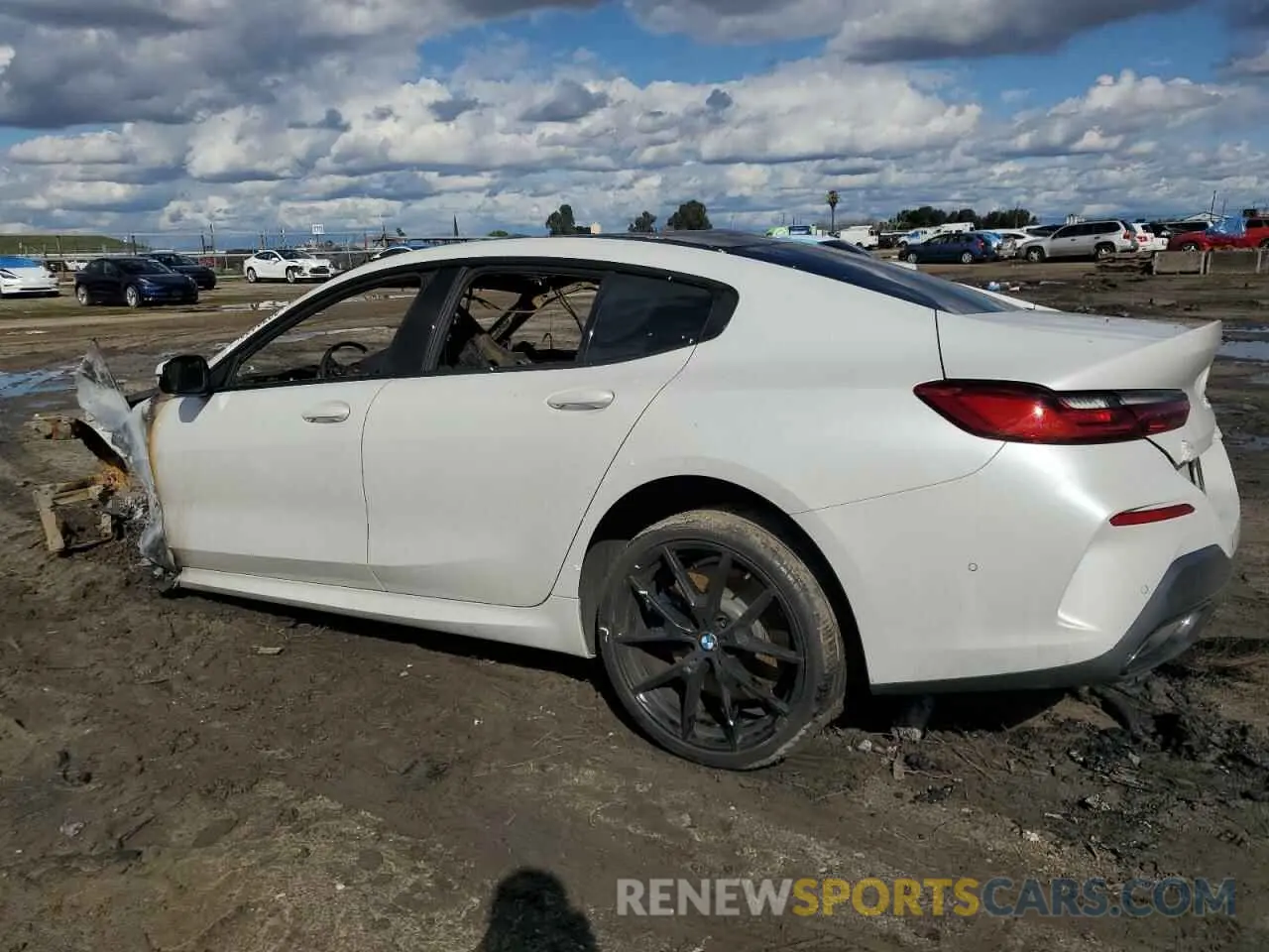 2 fotografías del automóvil dañado WBAGV2C03MCF18891 BMW 8 SERIES 2021