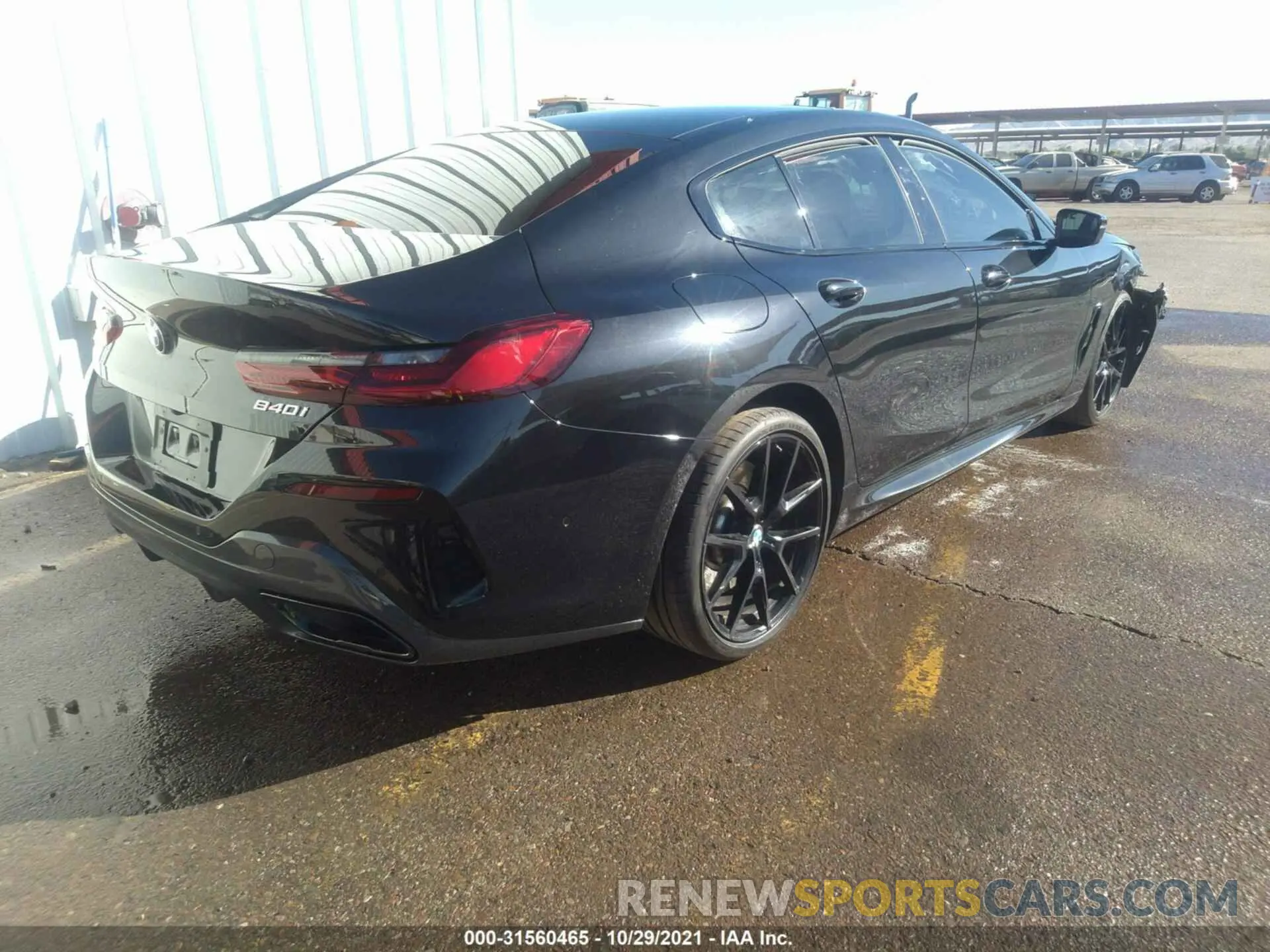 4 fotografías del automóvil dañado WBAGV2C08MCG48276 BMW 8 SERIES 2021